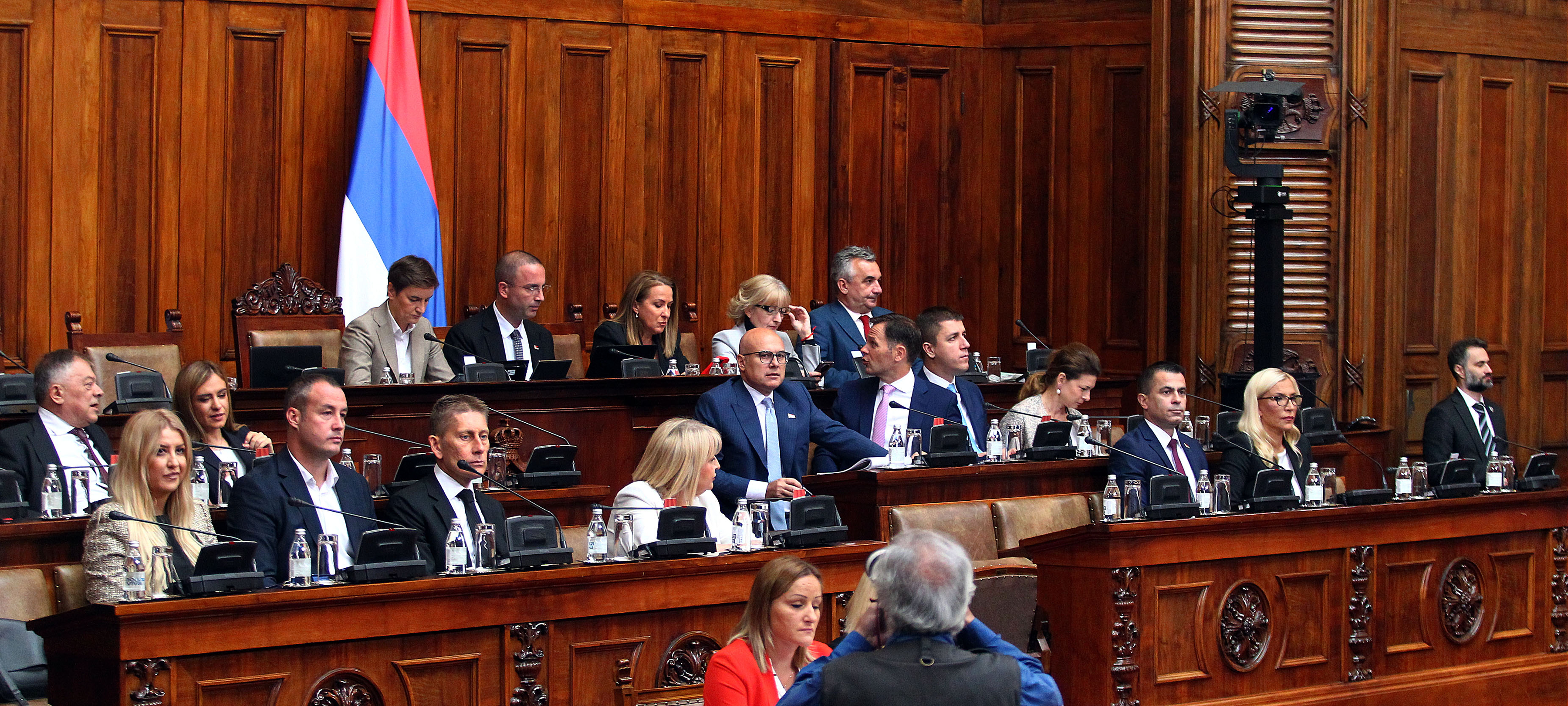 The Second Extraordinary Session of the National Assembly of the Republic of Serbia in the Fourteenth Convocation continued in the House of the National Assembly.