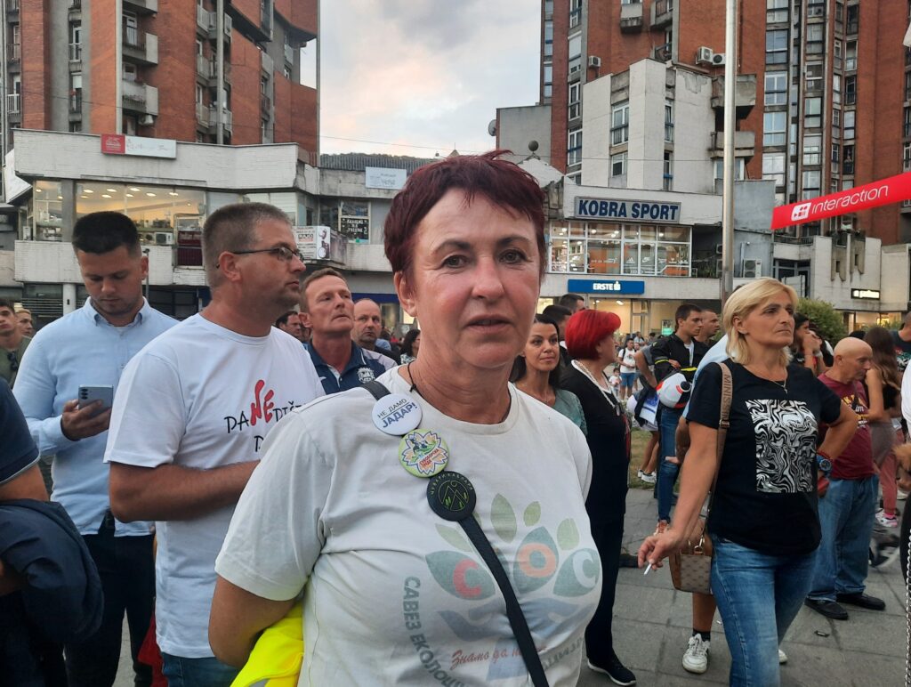 Užice protest