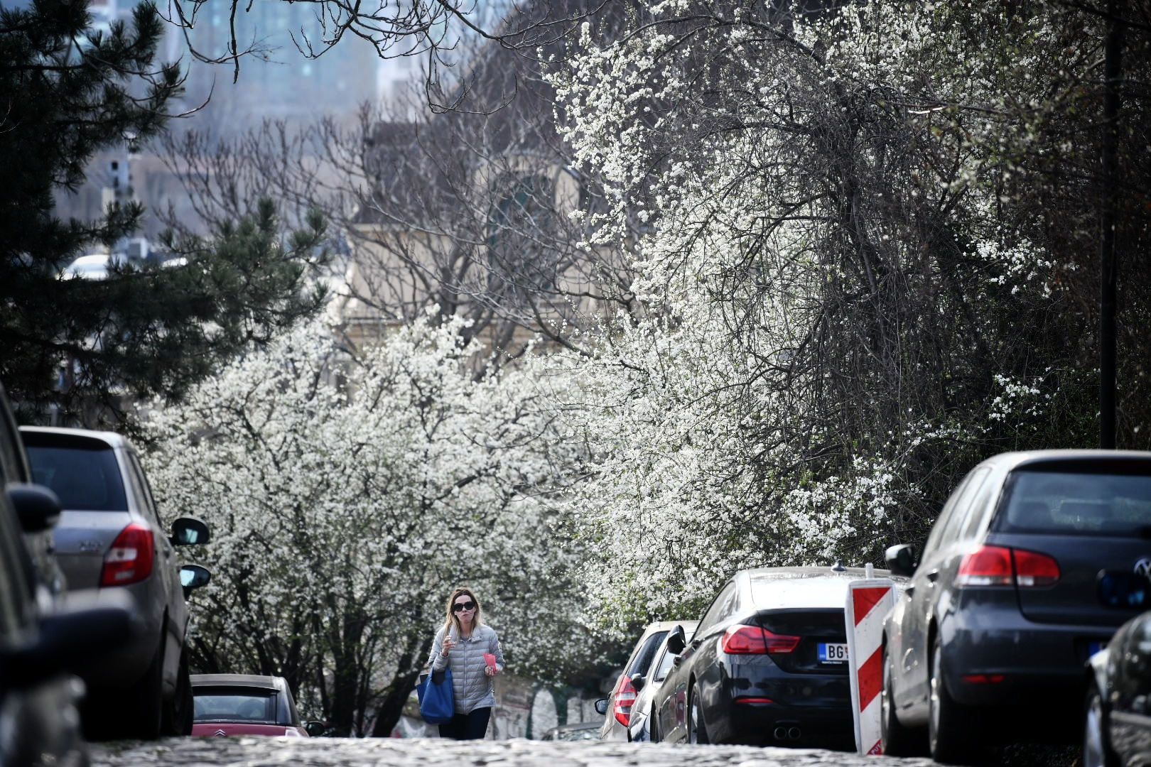 Beograd 27.02.2024. Lepo vreme, toplo vreme, proleće, vremenska prognoza, ljudi na ulici, ulica, ilustracija, pokrivalica, fičer Foto: Vesna Lalić/Nova.rs