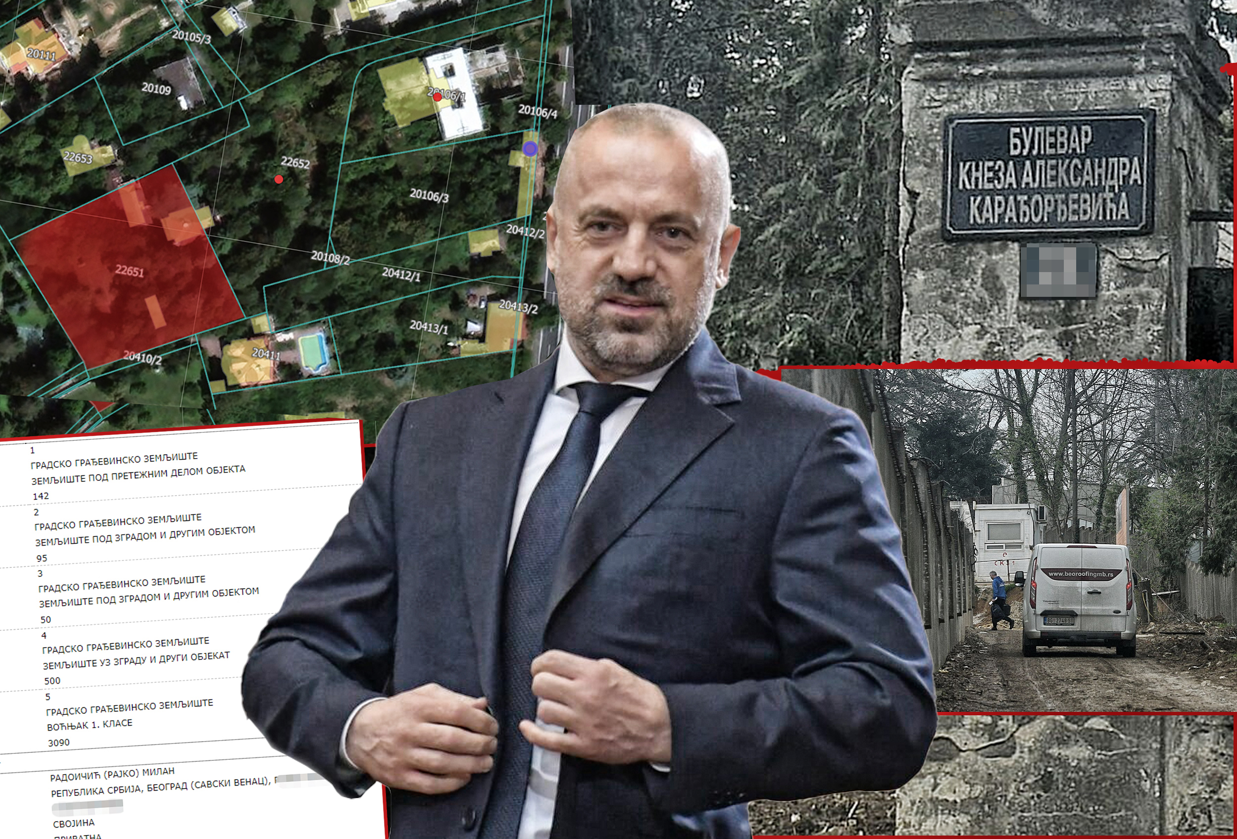 vila zemljiste parcela Milan radoičić bulevar kneza aleksandra karadjordjevica 28