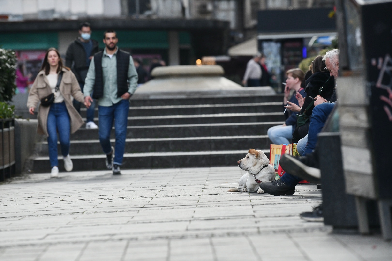 Beograd 27.02.2024. Lepo vreme, toplo vreme, proleće, vremenska prognoza, ljudi na ulici, ulica, ilustracija, pokrivalica, fičer Foto: Vesna Lalić/Nova.rs