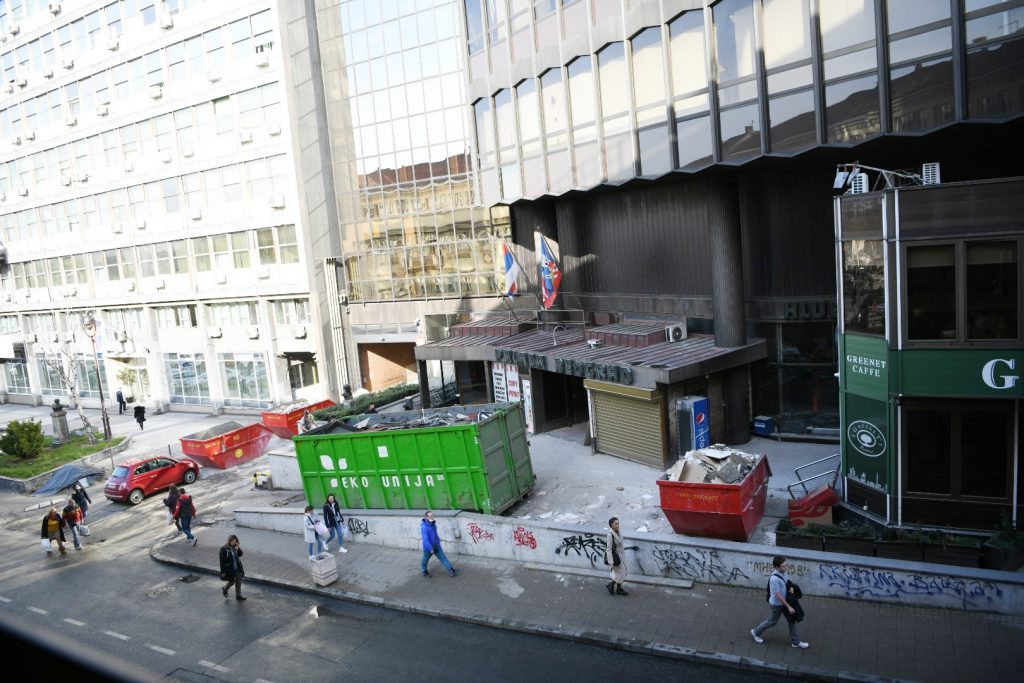 Beograd 05.02.2021. Beograđanka, Beogradjanka, palata Beograd, zgrada, renoviranje, rekonstrukcija Foto: Vesna Lalić/Nova.rs