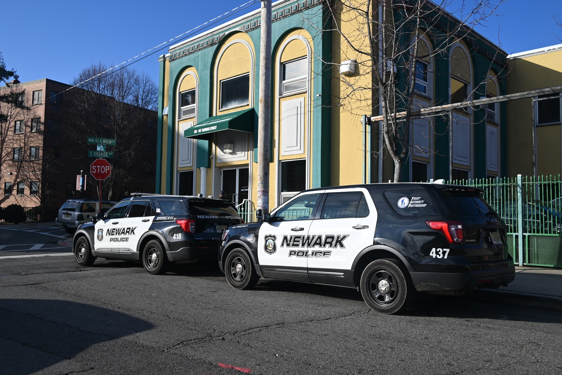 Imam Shot And In Critical Condition After Shooting Outside Mosque In Newark New Jersey - 3 Jan 2024