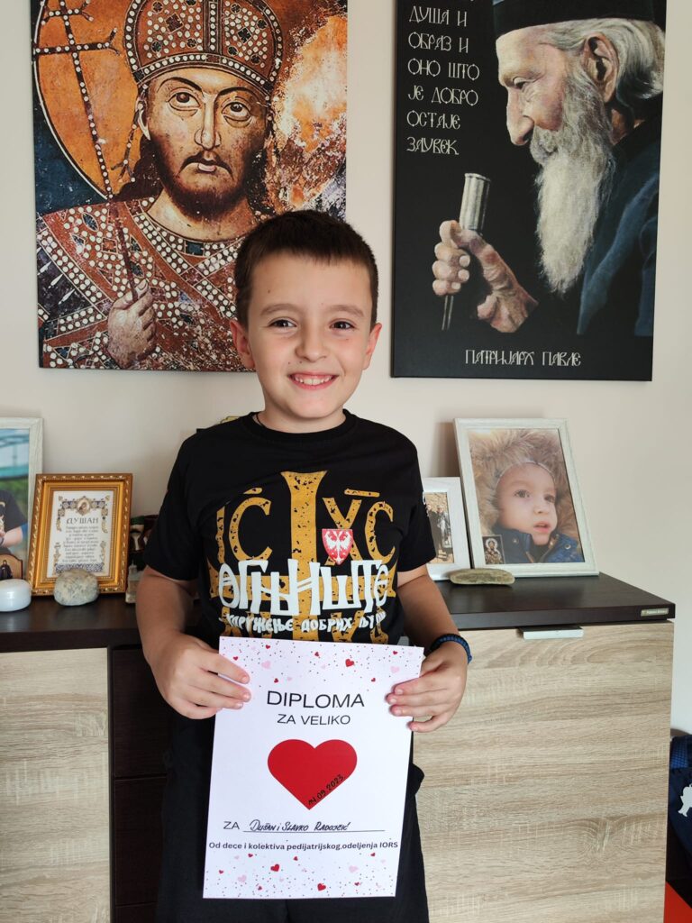 Dušan Radojčić, najmlađi humanitarac i hodočasnik u Srbiji
