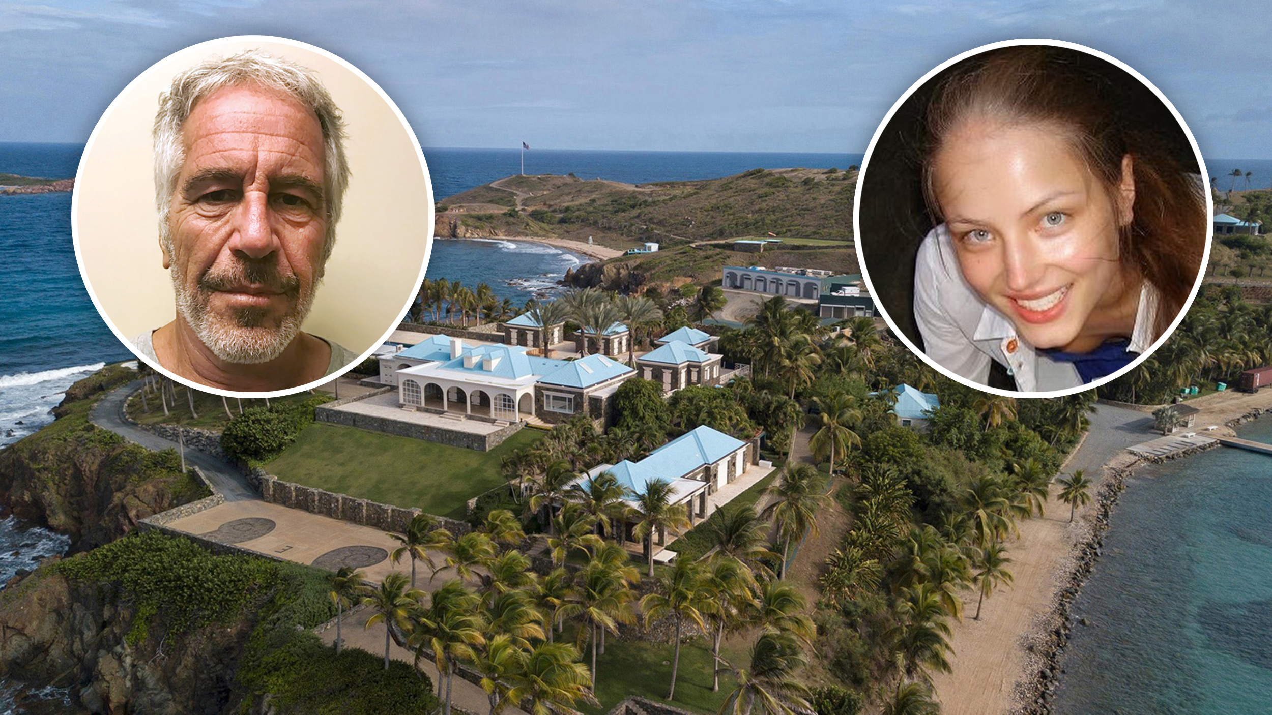 Džefri Epstajn; Ruslana Korshunova, ostrvo orgija,  Little St. James in the U.S. Virgin Islands