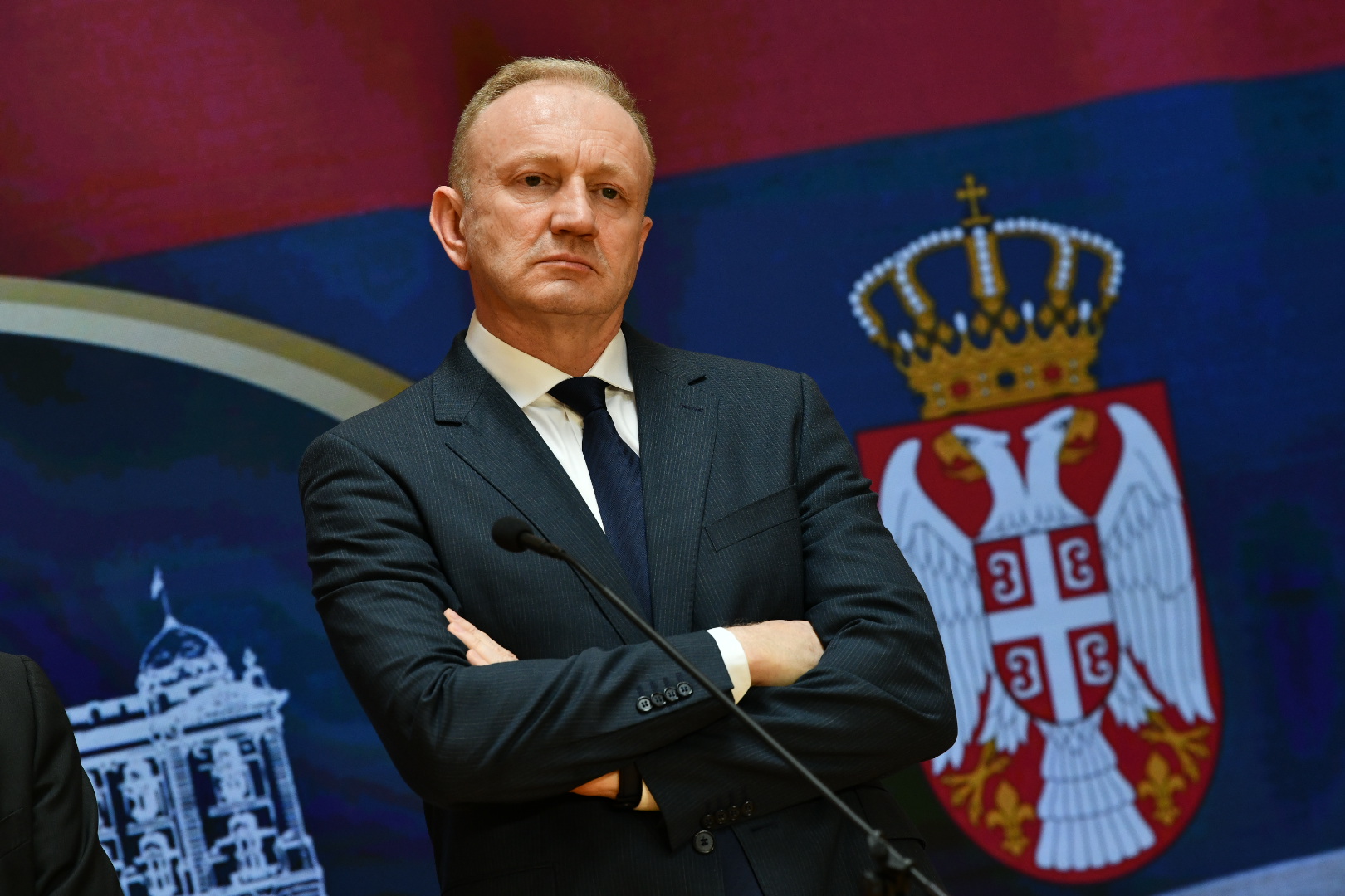 Beograd, 17: Jul 2024. KZŠ, Dragan Đilas, Stranke slobode i pravde,  konferencija za medije Foto: Vesna Lalić/Nova.rs