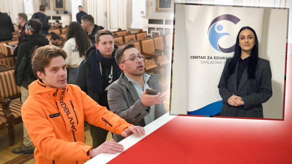 Ana Grčić, slike iz rektorata od sinoć i slika CEROB-a