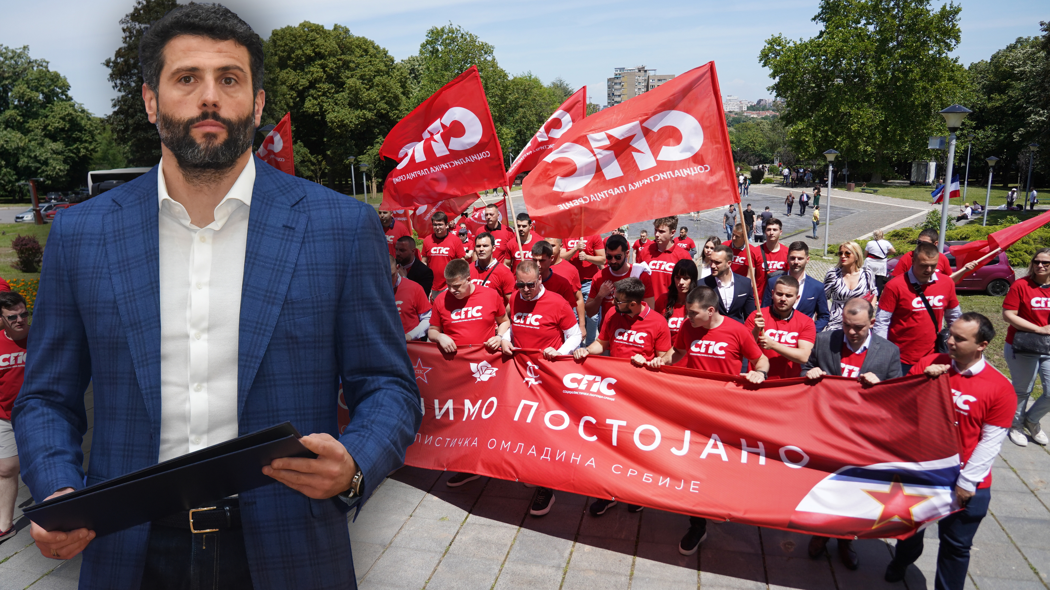 Marking of Youth Day - 25 May birthday of Josip Broz Tito, the former president of the Socialist Federal Republic of Yugoslavia (SFRJ).Obelezavanje Dana mladosti - 25. maj rodjendan Josipa Broza Tita bivseg predsednika Socijalisticke Federativne Republi