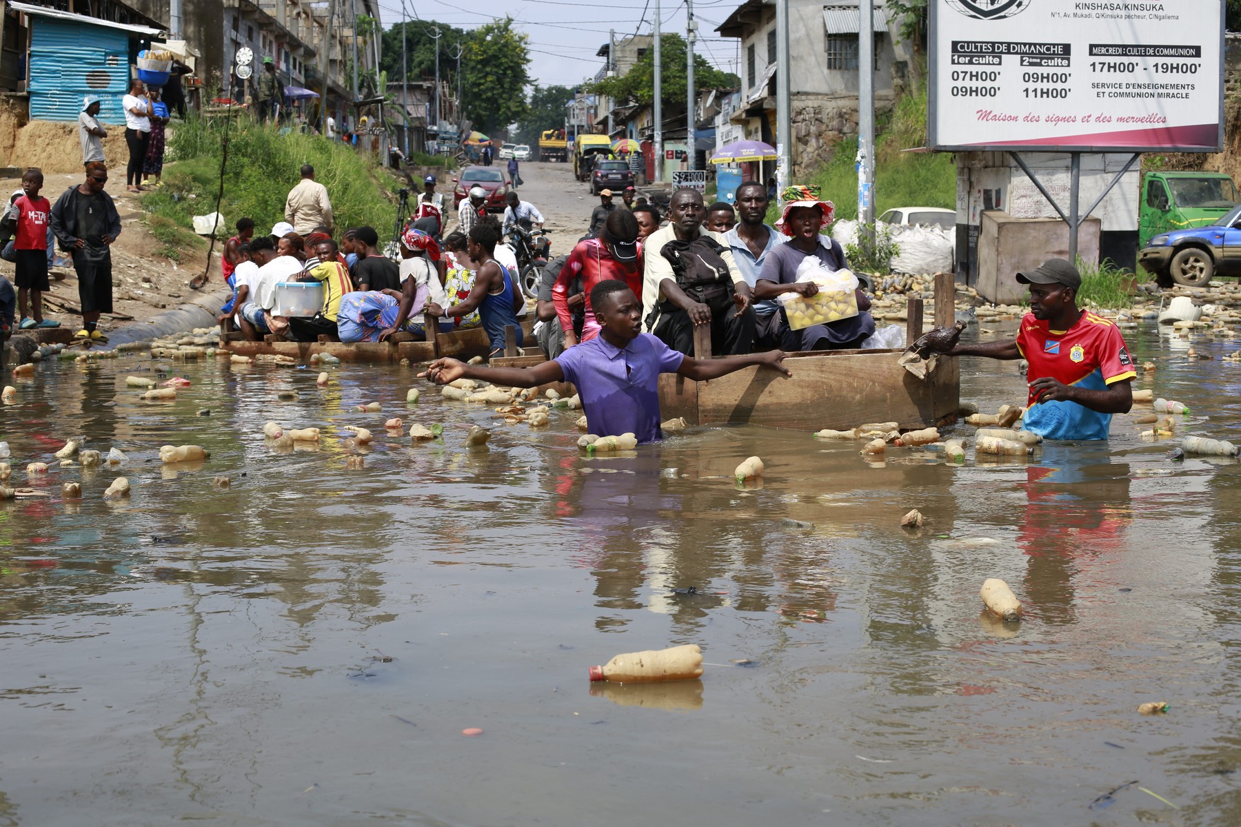 Heavy rains caused floods in the Democratic Republic of Congo