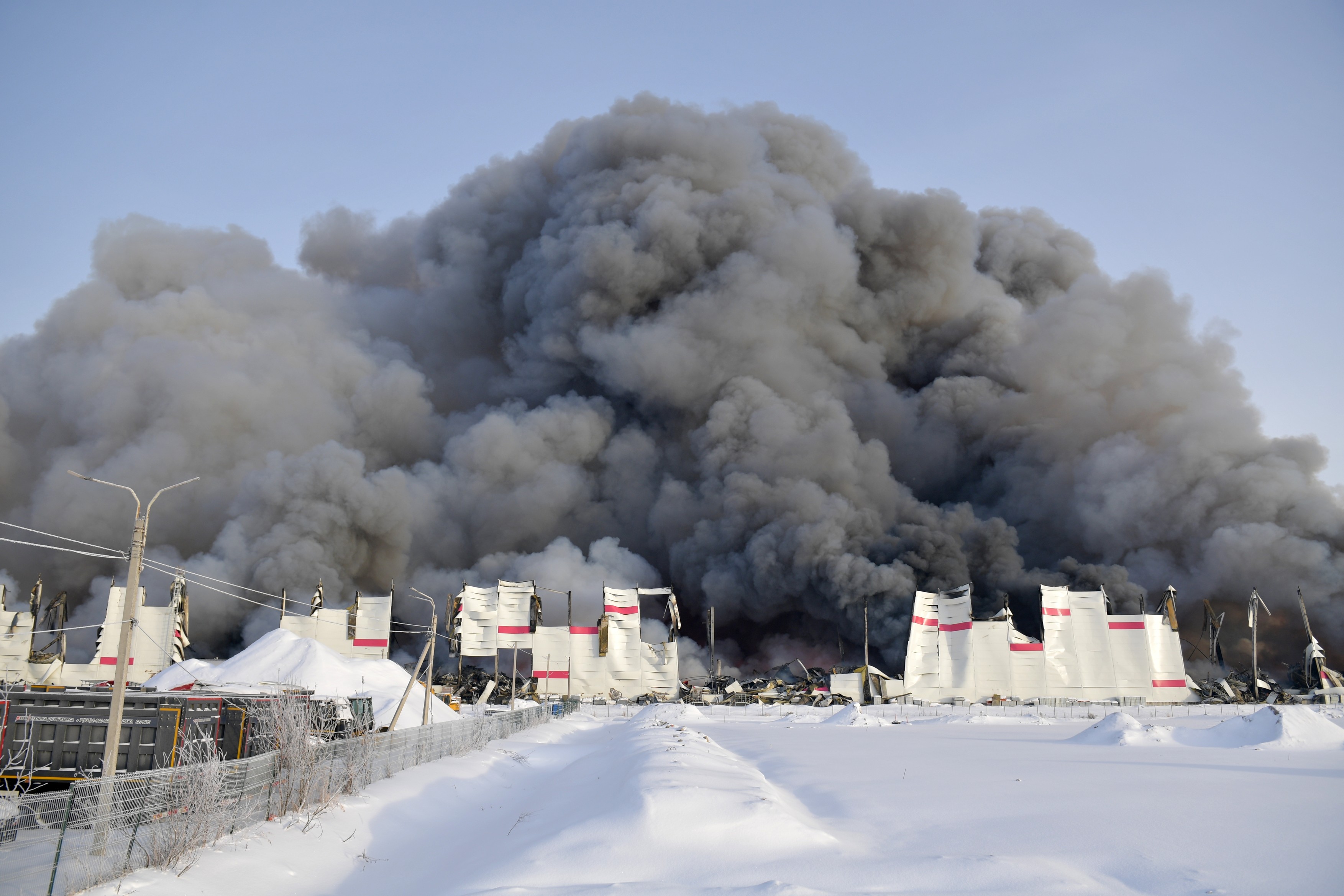 Russia Wildberries Warehouse Fire
