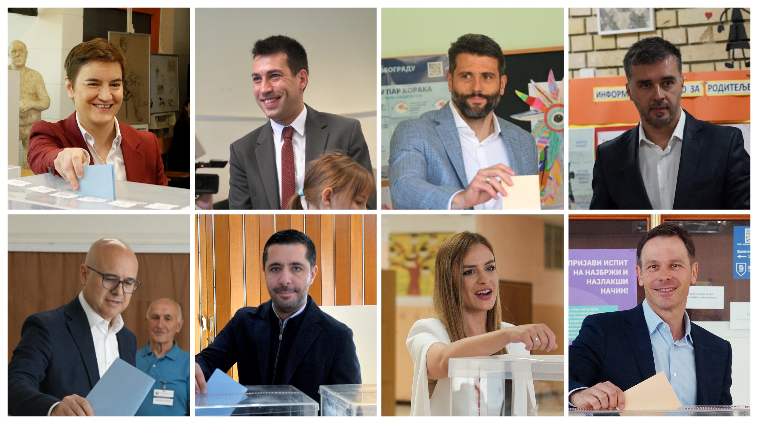 Glasali do sada,Savo, Dobrica, Mali, Vučević , Šapić,  Brnabić, ...Toma Momirović, Milica.. kombo