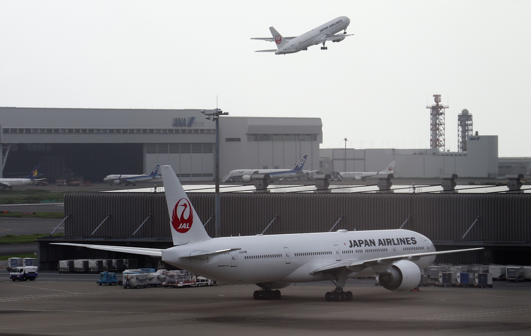 TOKYO, JAPAN - AUGUST 9, 2021: JAL (Japan Airlines) planes spotted at Tokyo International Airport. Valery Sharifulin/TASS,Image: 626173594, License: Rights-managed, Restrictions: , Model Release: no, Credit line: Valery Sharifulin / TASS / Profimedia