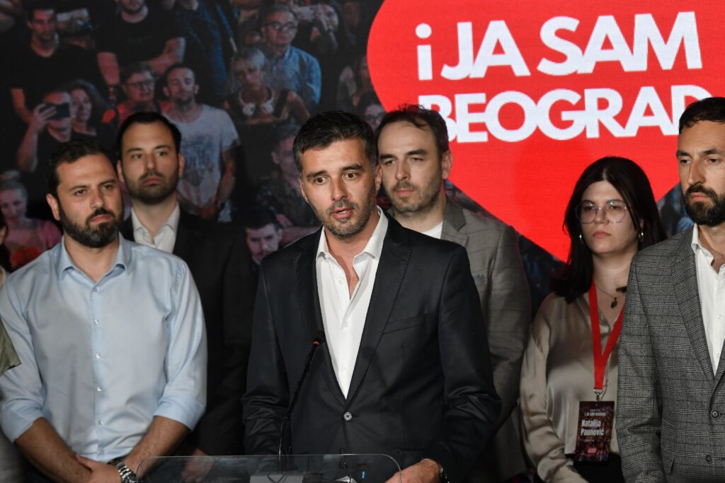 Beograd 02.06.2024. Savo Manojlović. Izborni štab I ja sam Beograd, Kreni Promeni, Izbori, jun, lokalni izbori Foto: Goran Srdanov/Nova.rs
