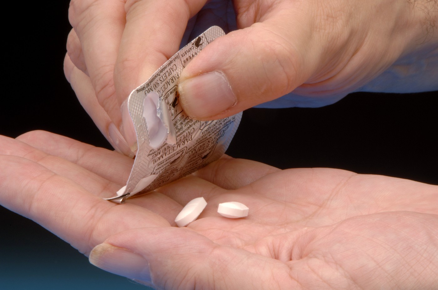 Paracetamol painkilling pills