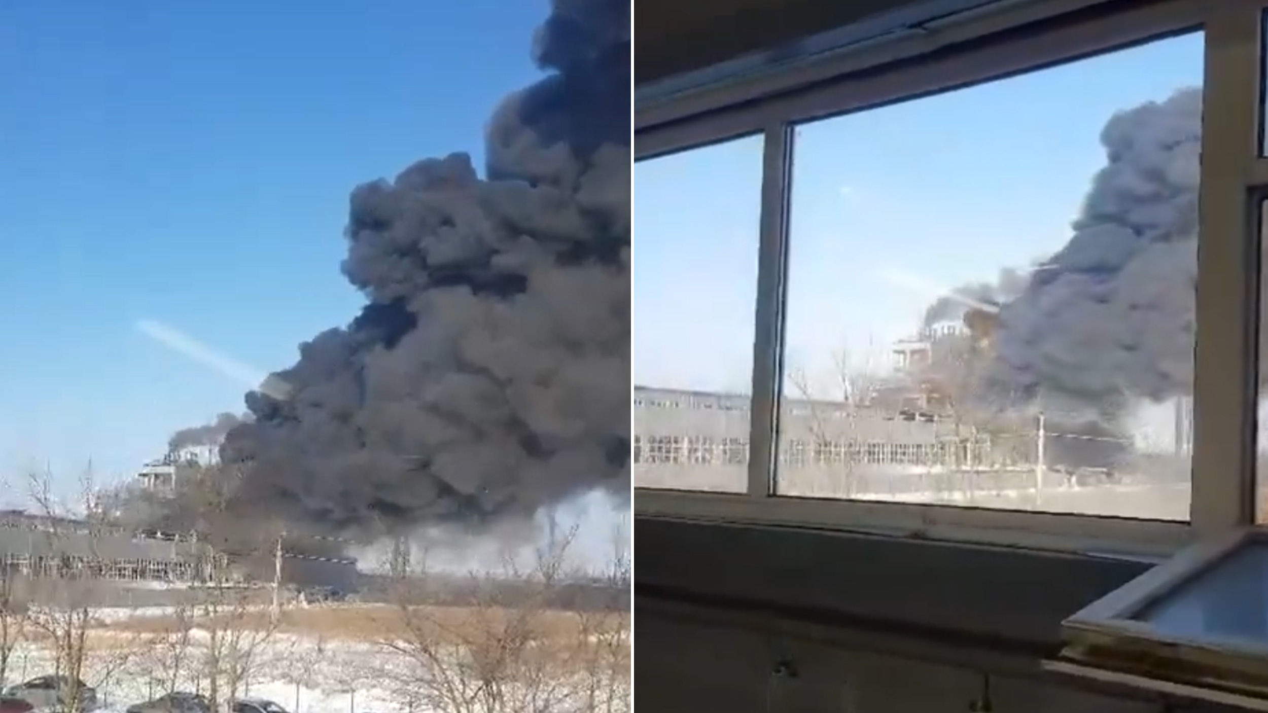 Eksplozija i pozaru ruskoj fabrici