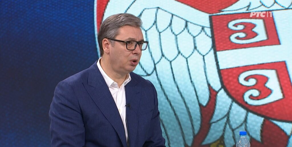 Aleksandar Vučić Foto: Printscreen/RTS