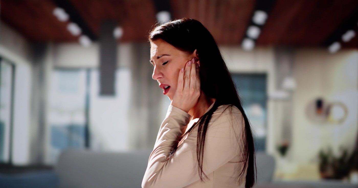 Hearing Aid And Painful Ear Ache. Hearing Issue,Image: 851588754, License: Royalty-free, Restrictions: , Model Release: yes, Credit line: Andriy Popov / Panthermedia / Profimedia