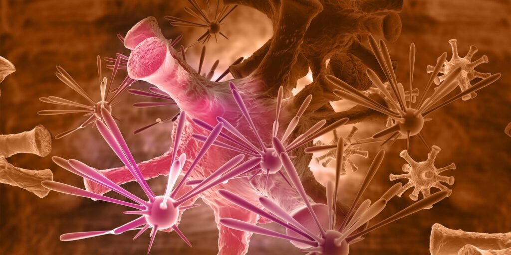 cancer cell made in 3d software,Image: 319115179, License: Rights-managed, Restrictions: , Model Release: no, Credit line: Zoonar GmbH / Alamy / Alamy / Profimedia