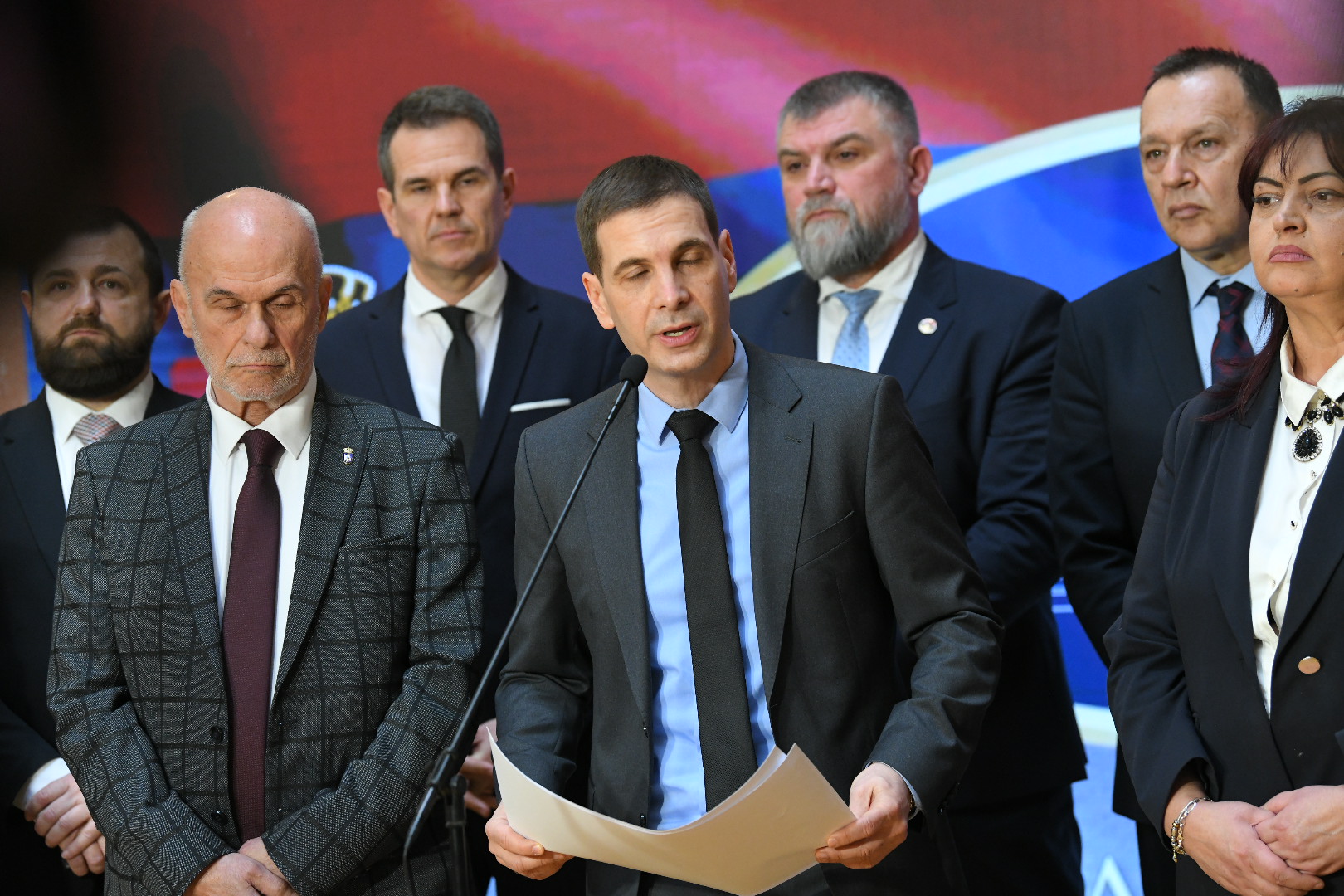 Beograd, 18.03.2024. Skupština Srbije, Sednica skupštine Srbije, konstituisanje parlamenta, izbor predsednika parlamenta, Nova demokratska stranka Srbije, poslanička grupa Nada KZŠ Foto: Amir Hamzagić/Nova.rs