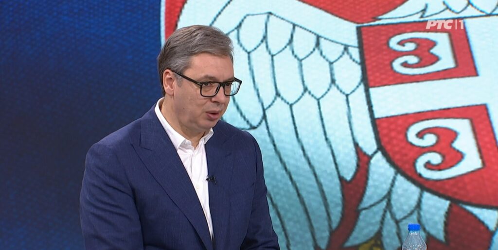 Aleksandar Vučić Foto: Printscreen/RTS