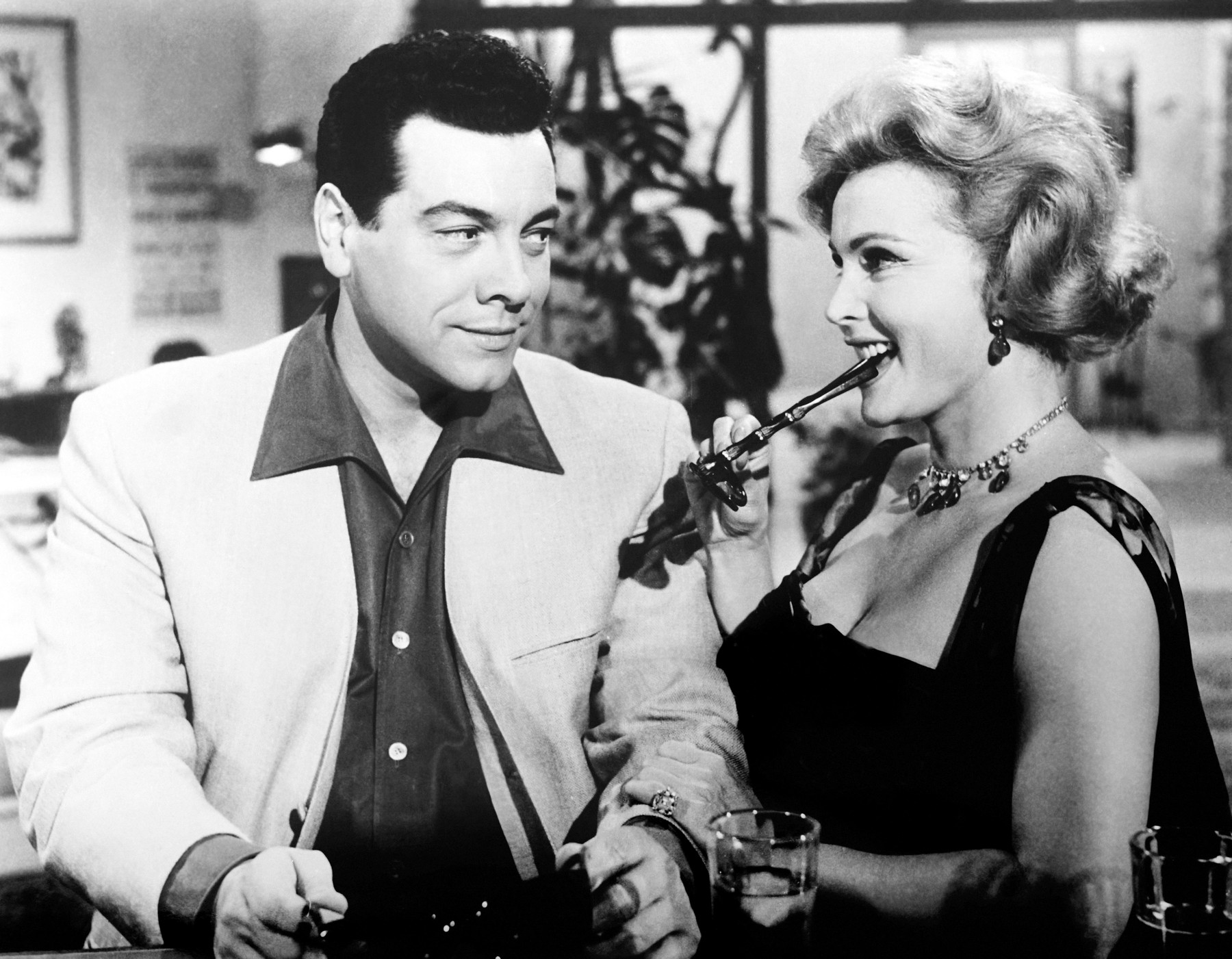 Za Za Gabor; FOR THE FIRST TIME, from left, Mario Lanza, Zsa Zsa Gabor, 1959,Image: 487777204, License: Rights-managed, Restrictions: , Model Release: no, Credit line: Everett Collection / Everett / Profimedia