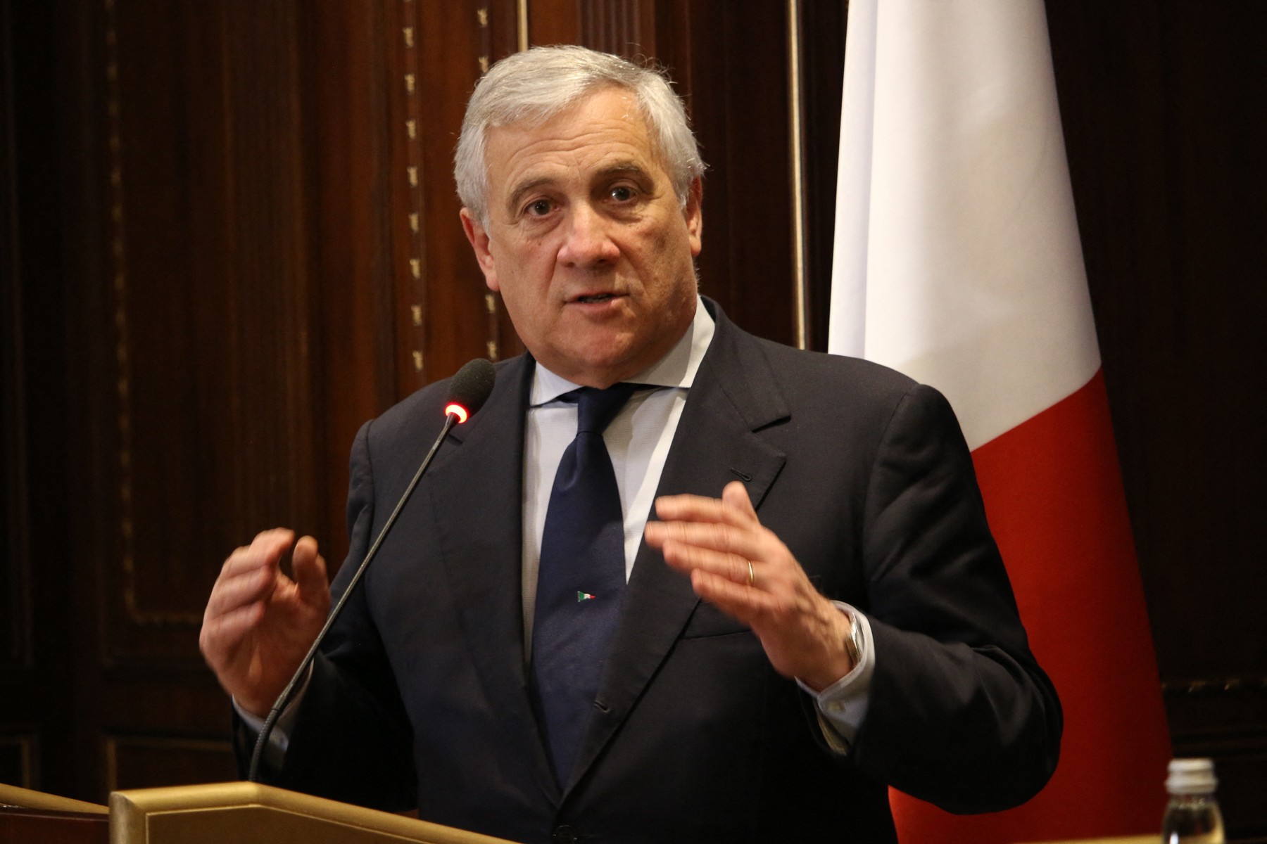 Italian Minister for Foreign Affairs Antonio Tajani in Kosovo