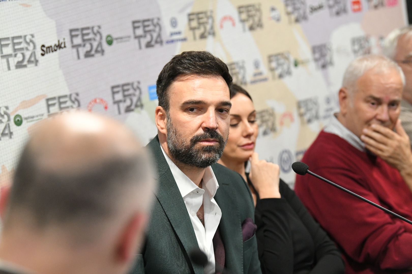 Beograd 23. februar 2024. Ekipa filma Jorgovani Konferencija za novinare FEST  52. Međunarodni filmski festival Foto:Amir Hamzagić/Nova.rs