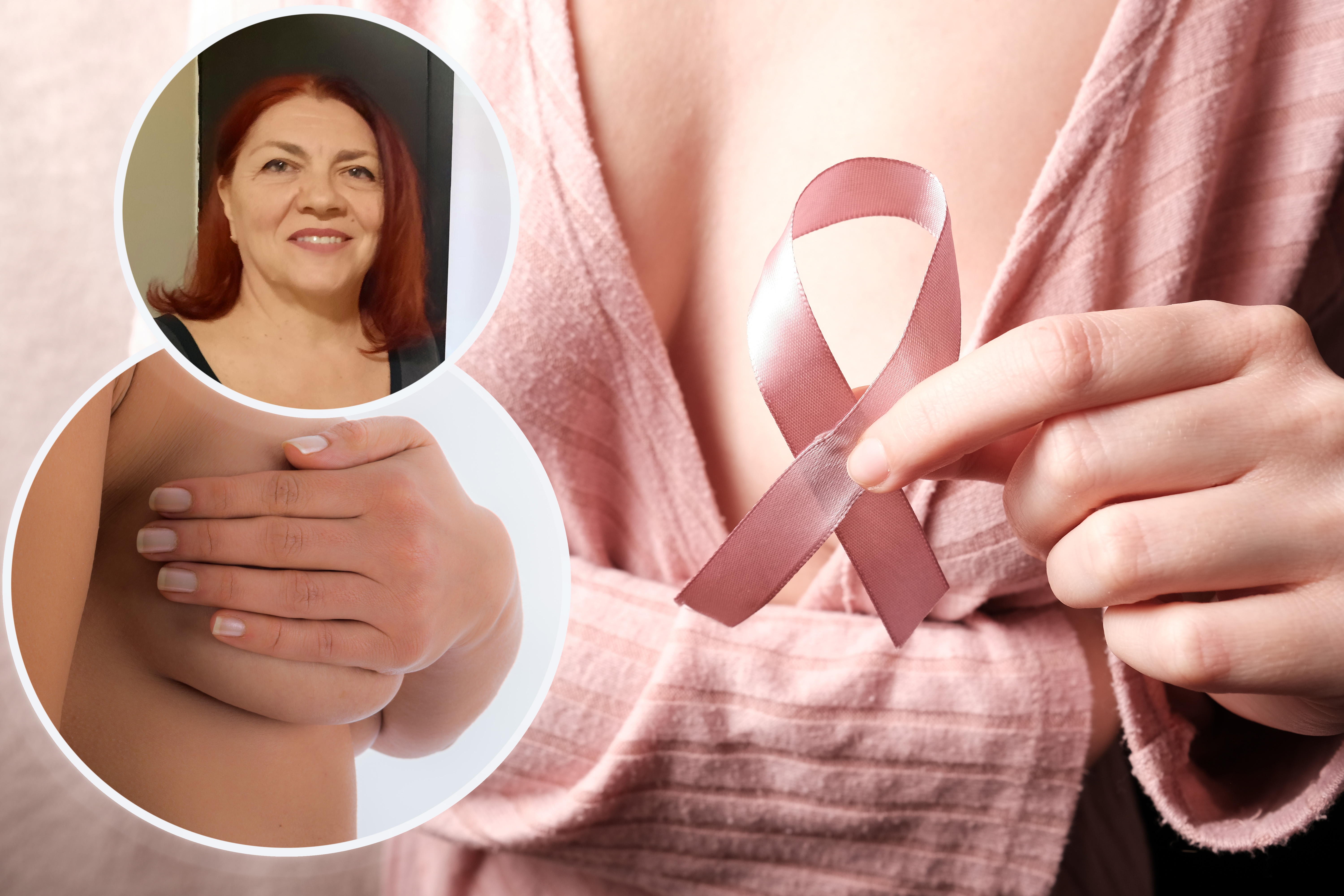 Woman,Holding,Pink,Ribbon,,Breast,Cancer,Awareness.,October,Breast,Cancer