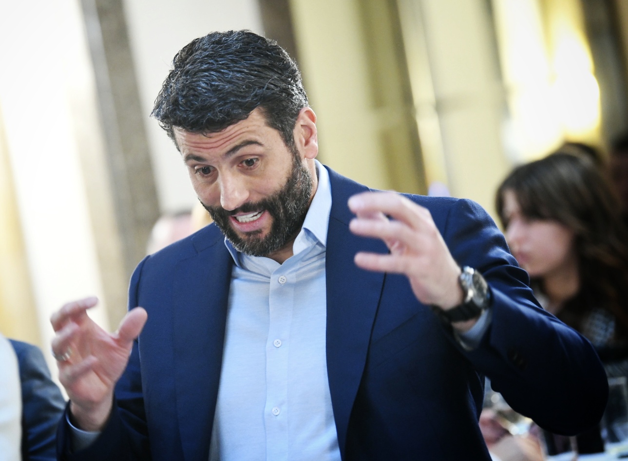 Beograd 26.01.2023 Aleksandar Šapić, gradonačelnik Beograda. Svetosavska akademija, Skupština grada Foto: Vesna Lalić/Nova.rs