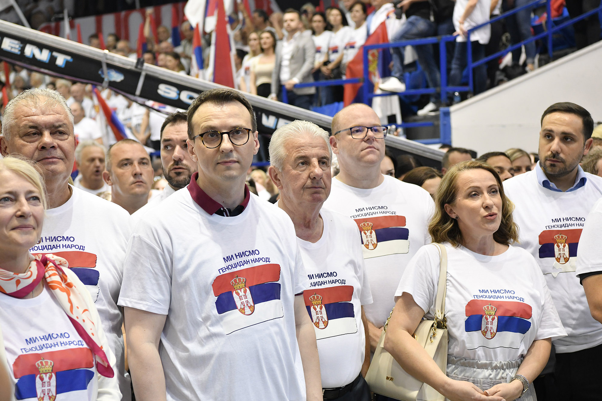 Beograd 28.05.2024 predizborni miting SNS liste "Aleksandar Vučić - Beograd sutra" . Miting, skup, SNS, hala sportova Ranko Žeravica, Novi Beograd Foto: Goran Srdanov/Nova.rs