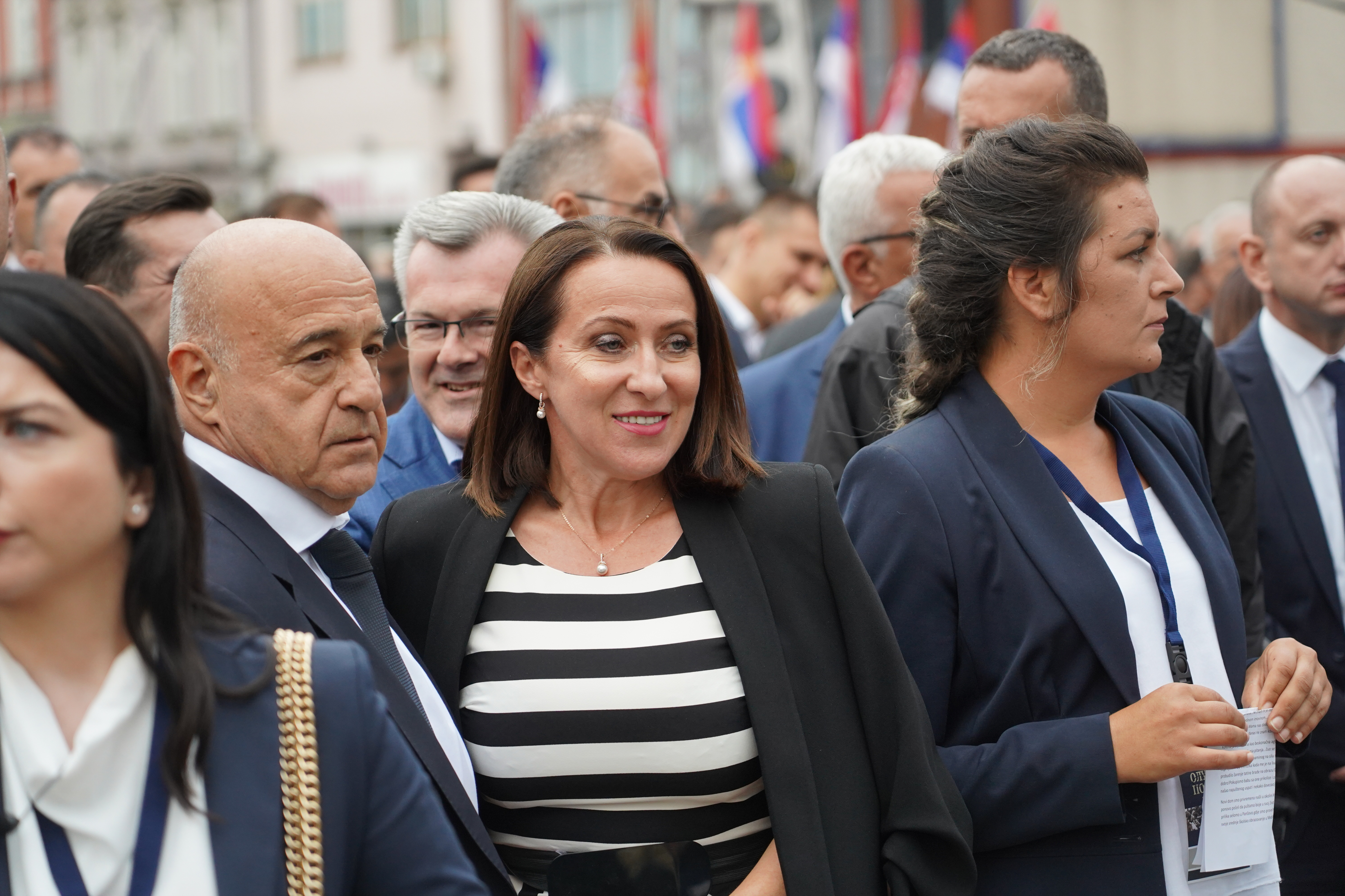 On Zorana Karlica Square in Prijedor, a ceremony was held to commemorate the Day of Remembrance of all Serbs who died and were exiled in the armed action Storm.