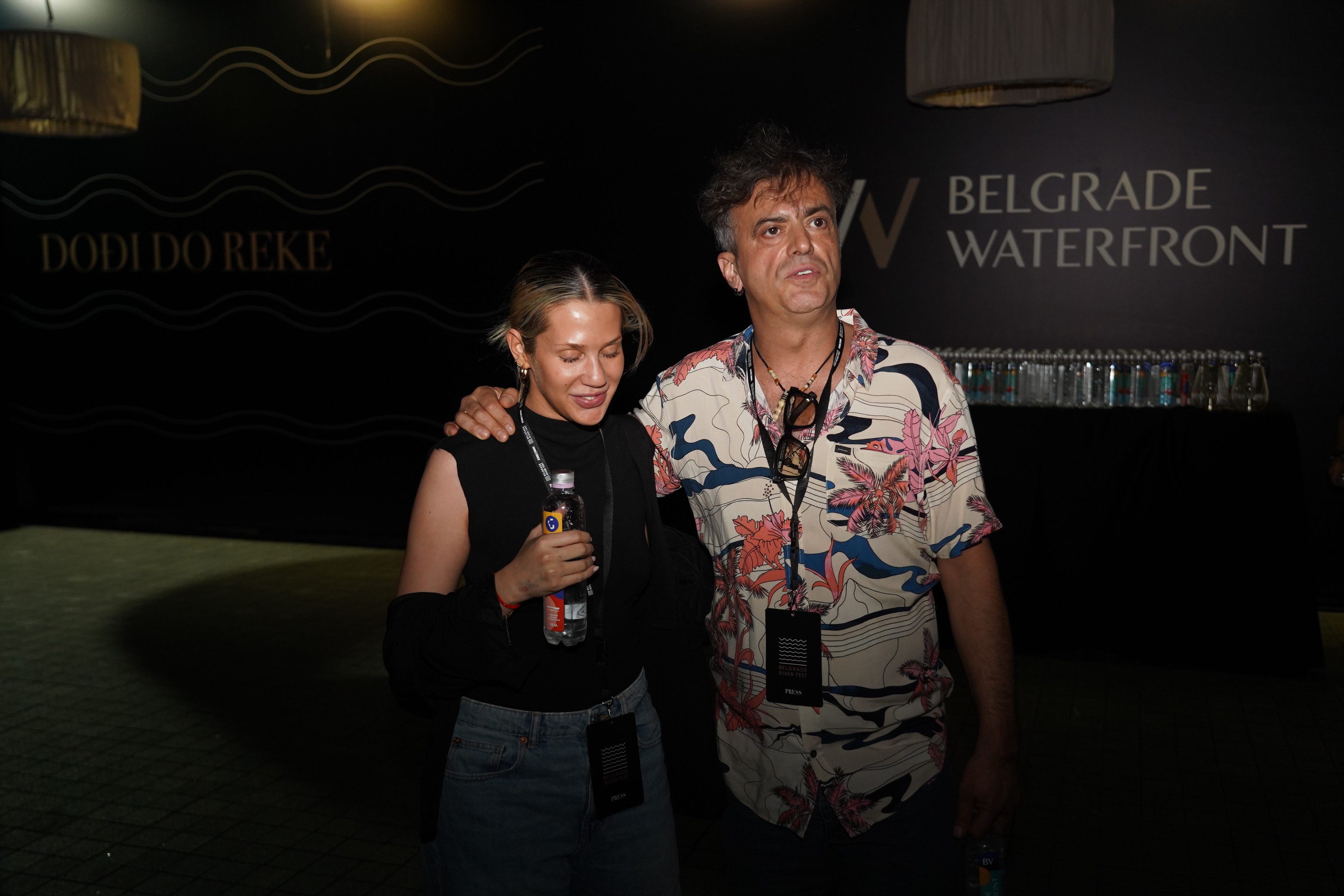 Nick Cave performed on the second evening of the Belgrade River Fest on the plateau near the Geozavod.Druge veceri festivala Belgrade River Fest na platou kod Geozavoda nastupio je Nik Kejv.