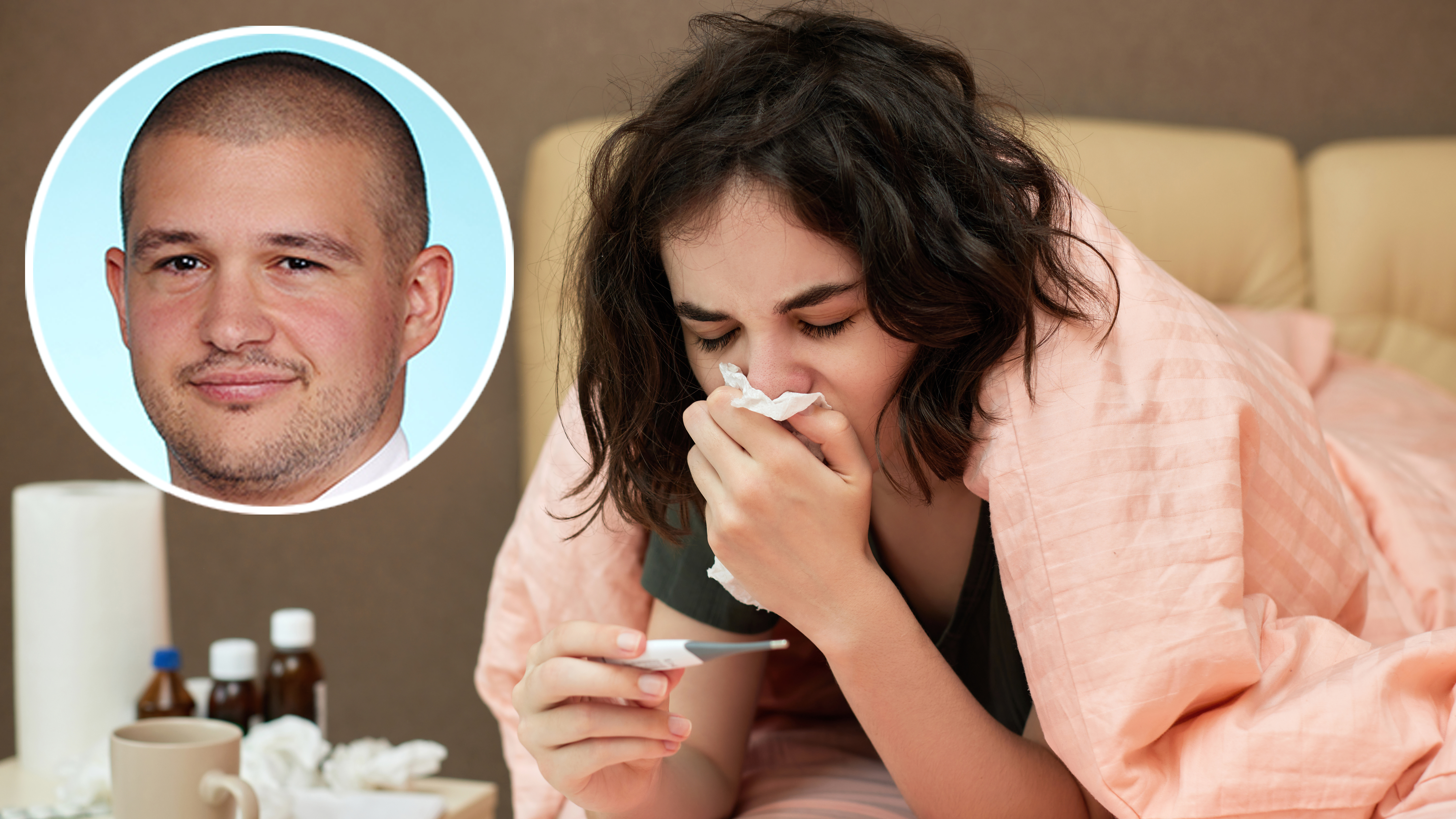 Žena, devojka, virus, prehlada, dr Danilo Bulatović, kombo Foto: Shutterstock/Nebojša Babić