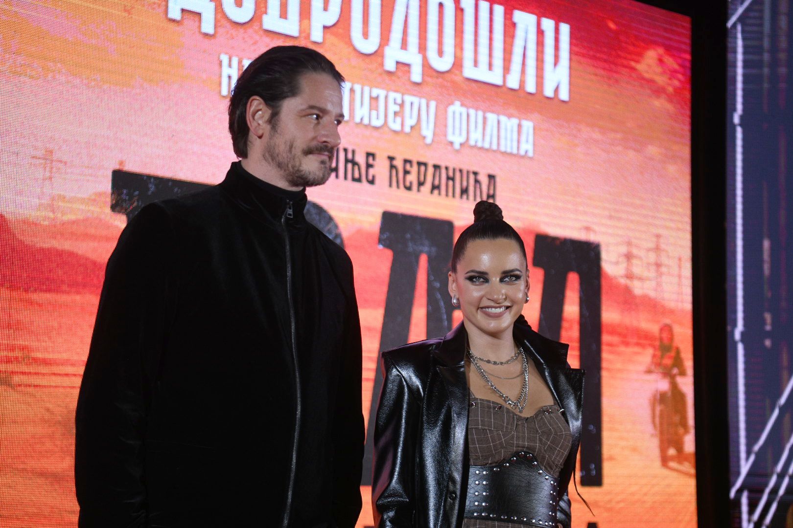 Igor Benčina i Isidora Simjonović na promociji filma "Volja sinovljeva", Foto: Filip Krainčanić