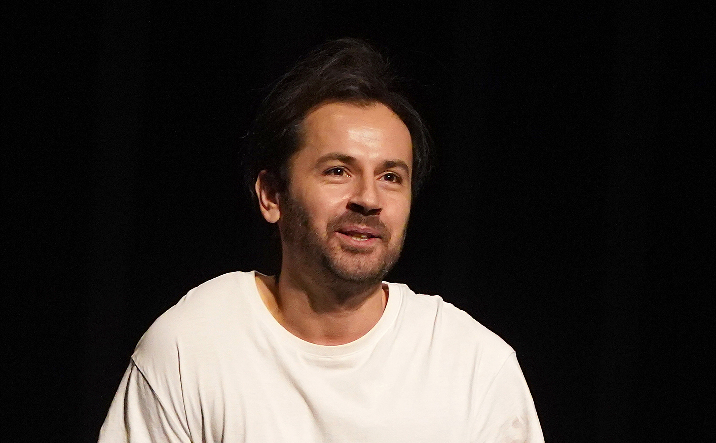 Odrzana pozorisna predstava "Strah od leptira" u Tetatru "Vuk"Theater play "Fear of Butterflies" held at the "Wolf" Theater.