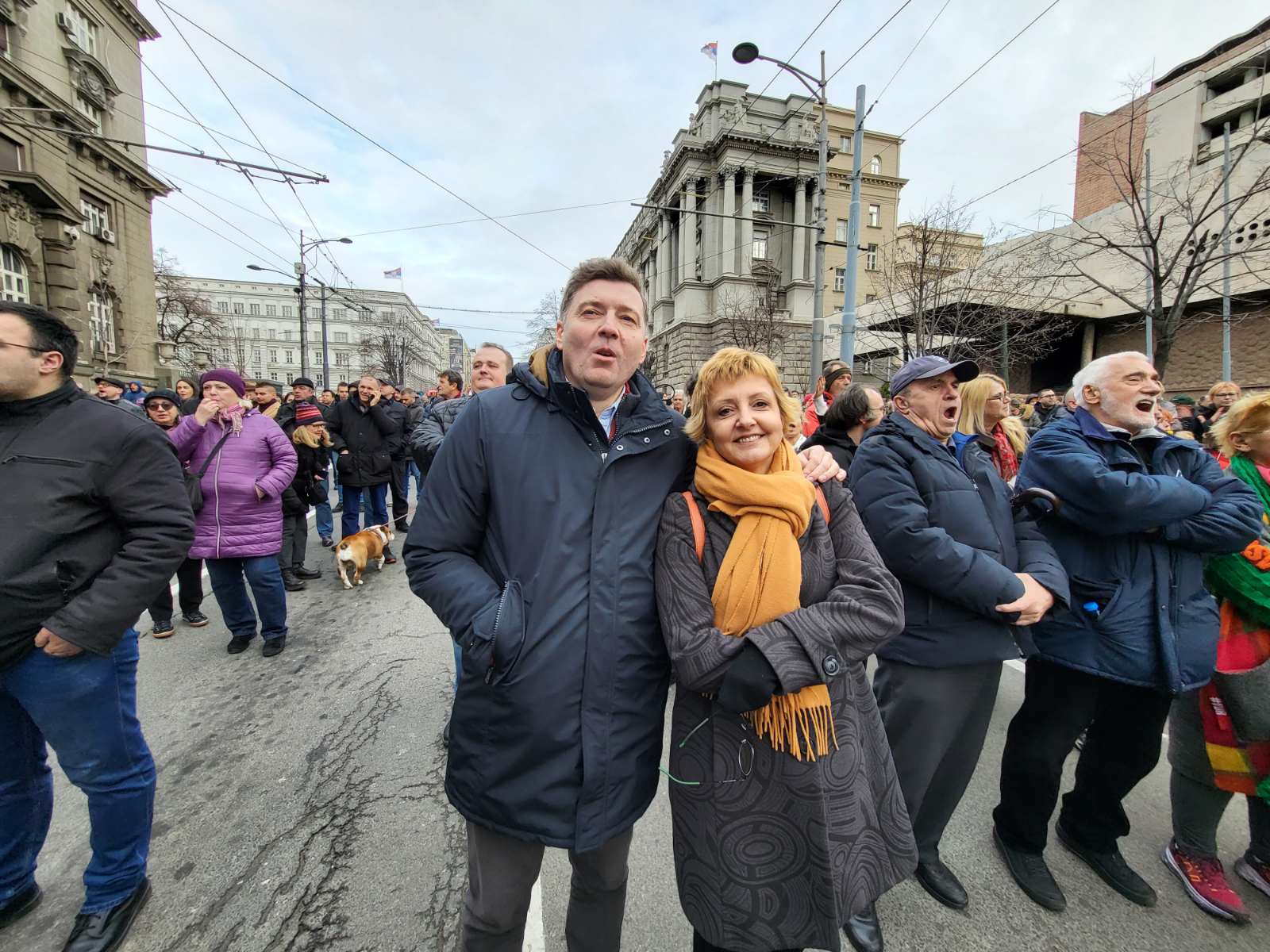 Protest podrške tužiteljkama tužiocima ispred vlade srbije