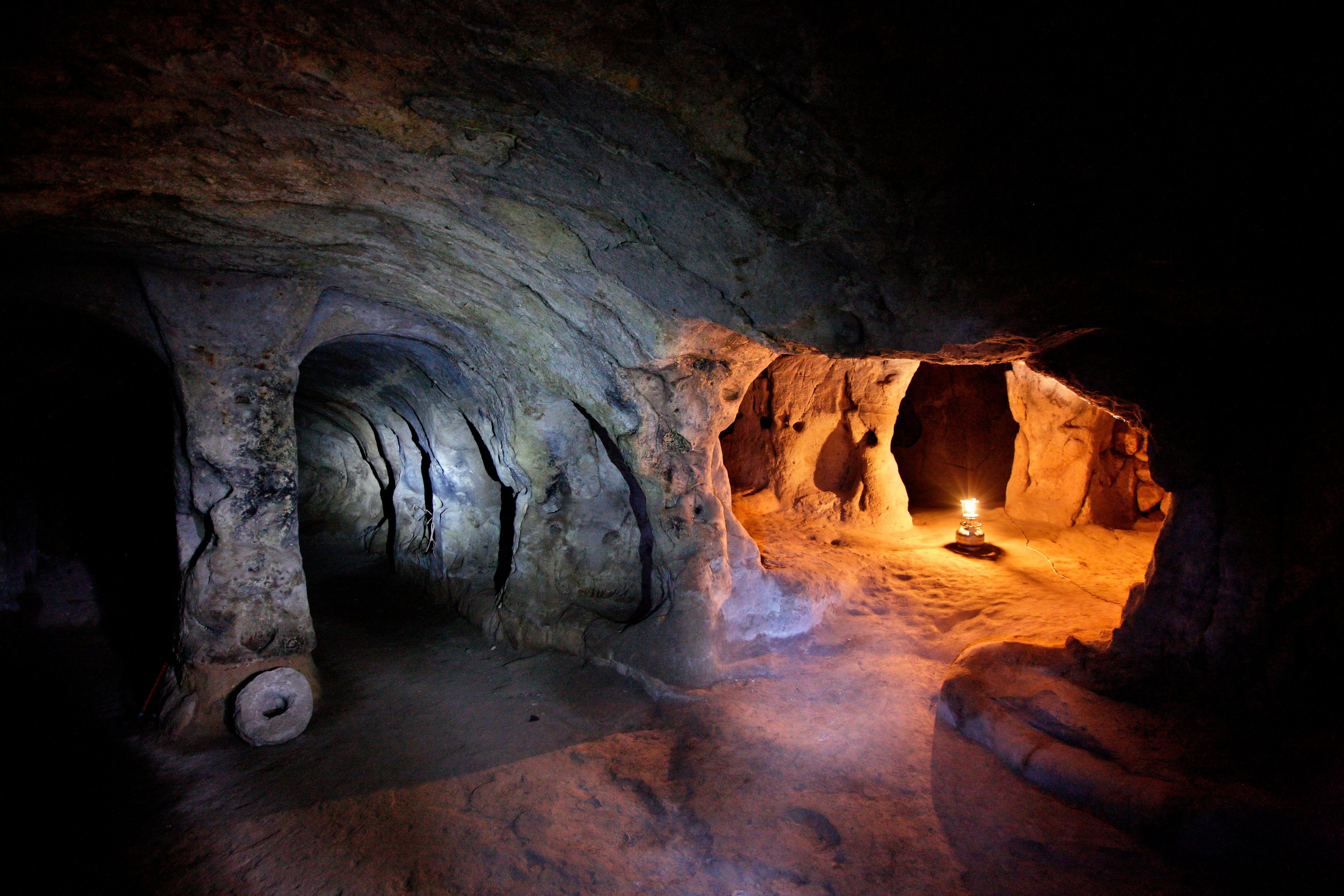 The underground city of Mazikoy,( or "Mazi"), Cappadocia, Turkey