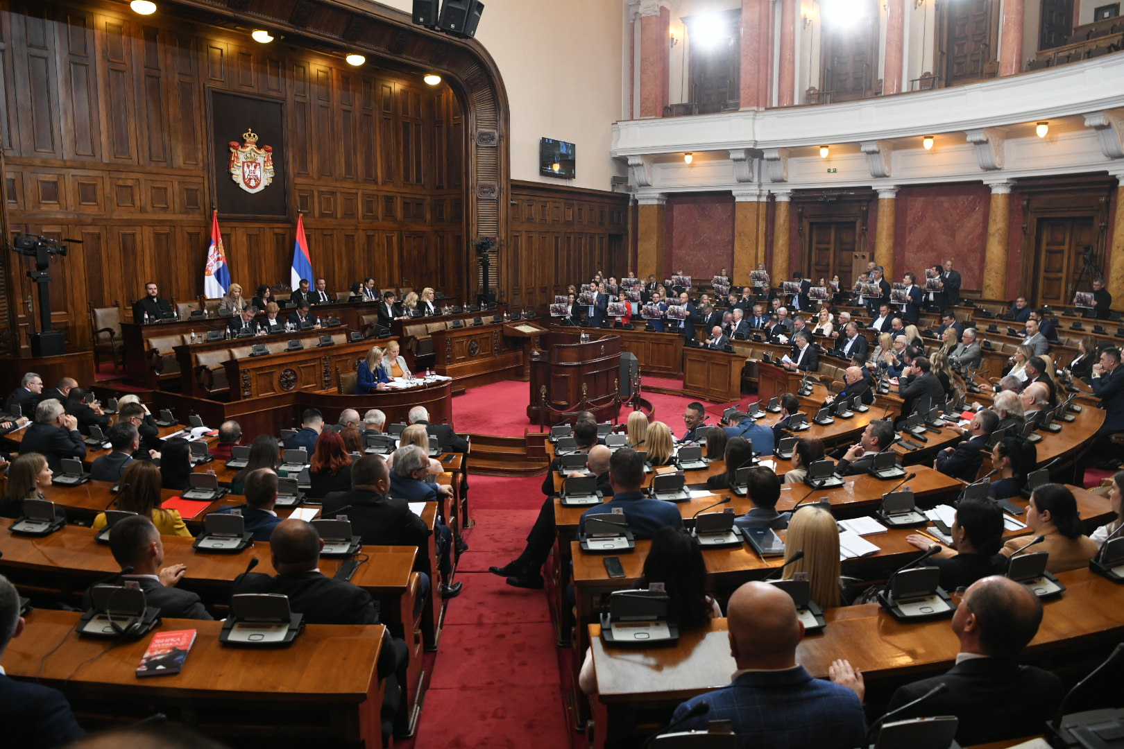 Beograd 18.05.2023. Skupštinska sala, total. Sednica Narodne skupštine. Skupština Srbije, Narodna skupština Foto: Vesna Lalić/Nova.rs