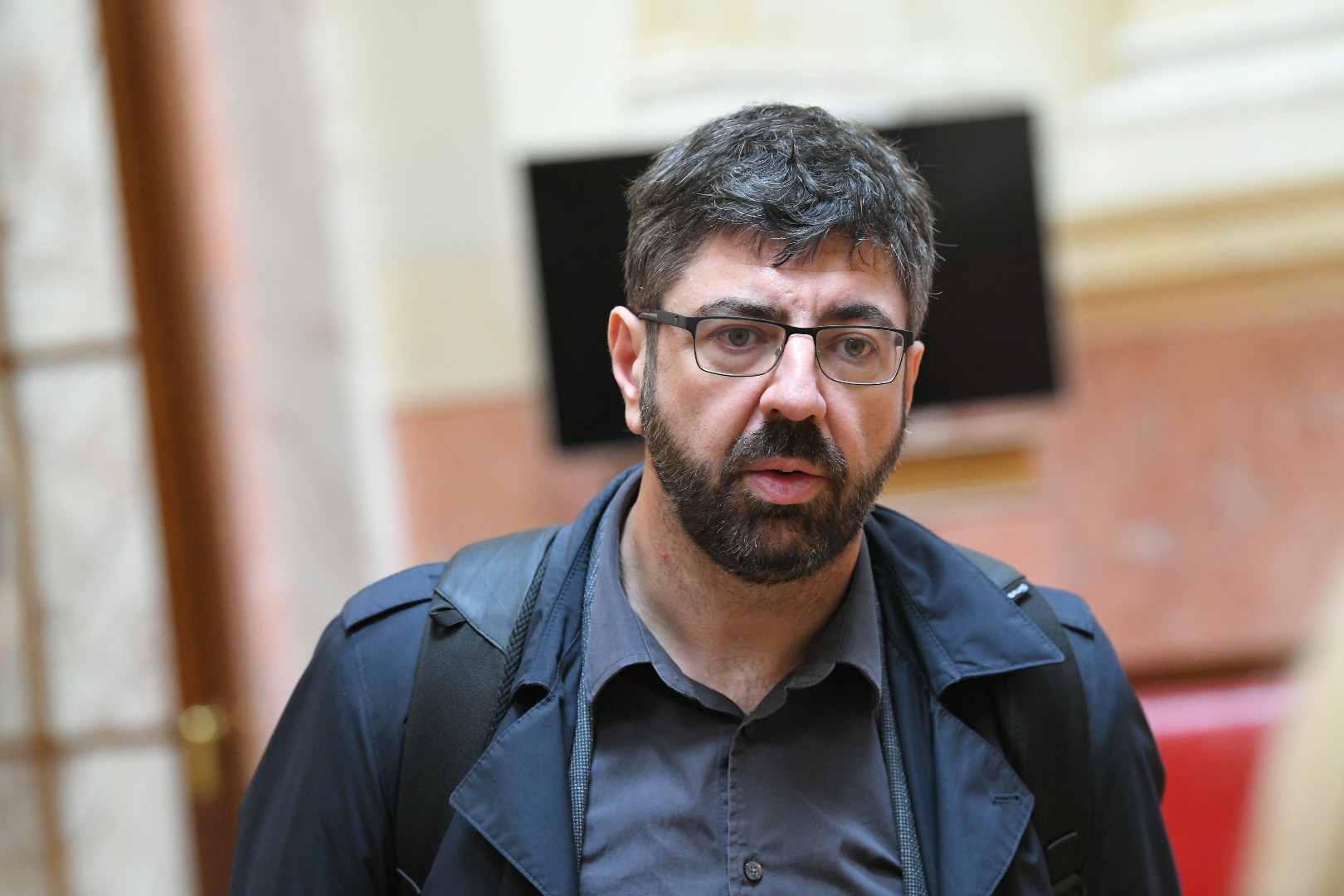 Beograd 18. april 2024. Radomir Lazovic Skupstina Srbije, konferencija za novinare pokreta Foto:Amir Hamzagić/Nova.rs