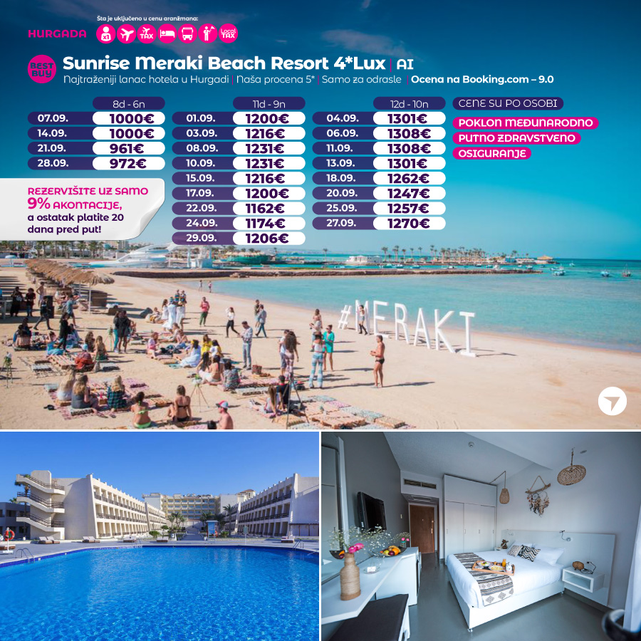 PR, Putovanja, Wayout, Leto 2024, Letovanje, Egipat, Hoteli Egipat,