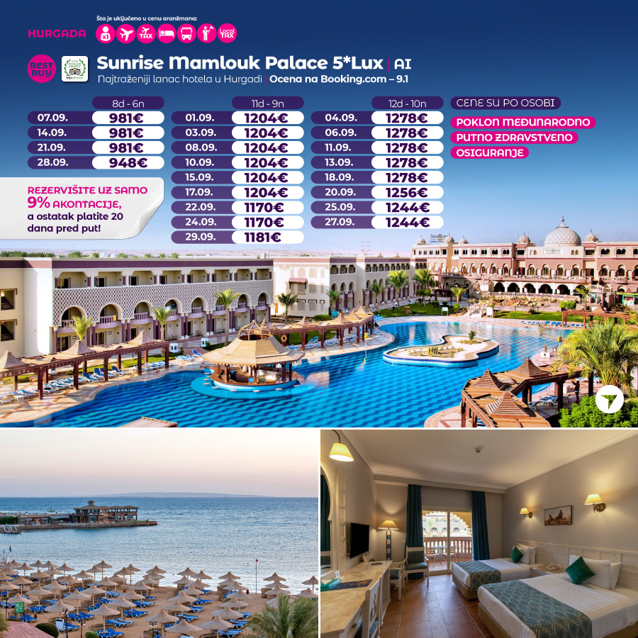 PR, Putovanja, Wayout, Leto 2024, Letovanje, Egipat, Hoteli Egipat,