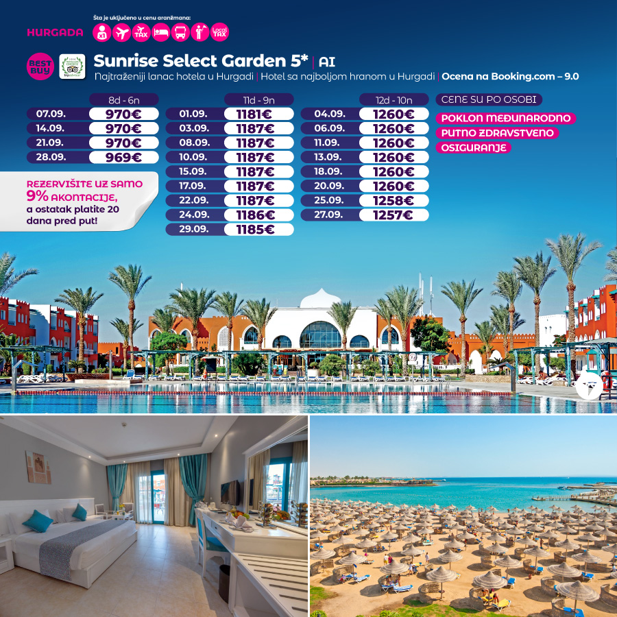 PR, Putovanja, Wayout, Leto 2024, Letovanje, Egipat, Hoteli Egipat,