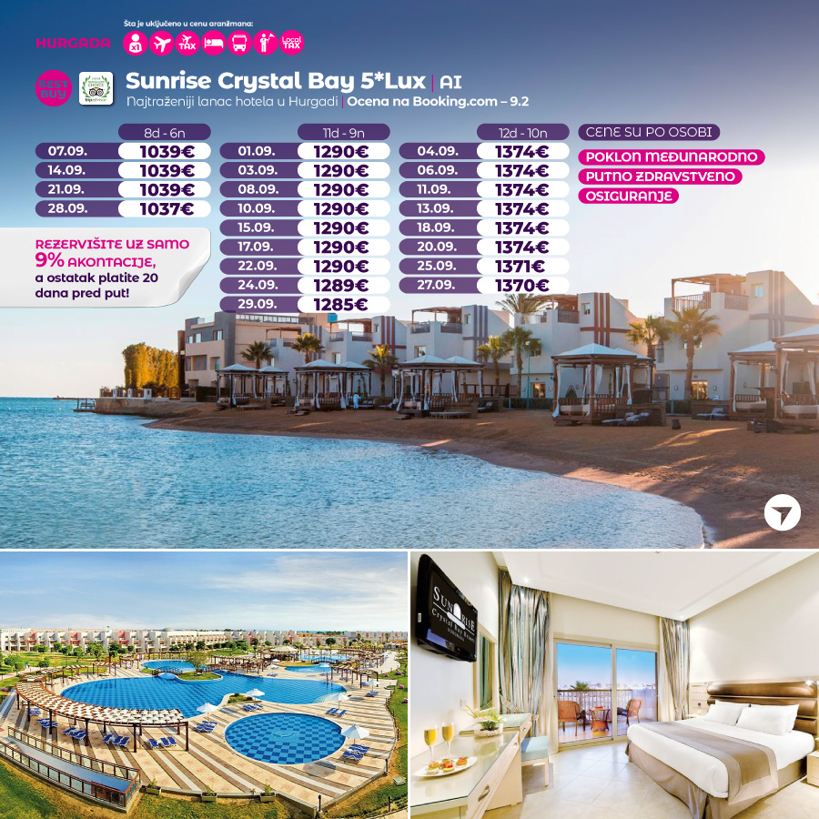 PR, Putovanja, Wayout, Leto 2024, Letovanje, Egipat, Hoteli Egipat,