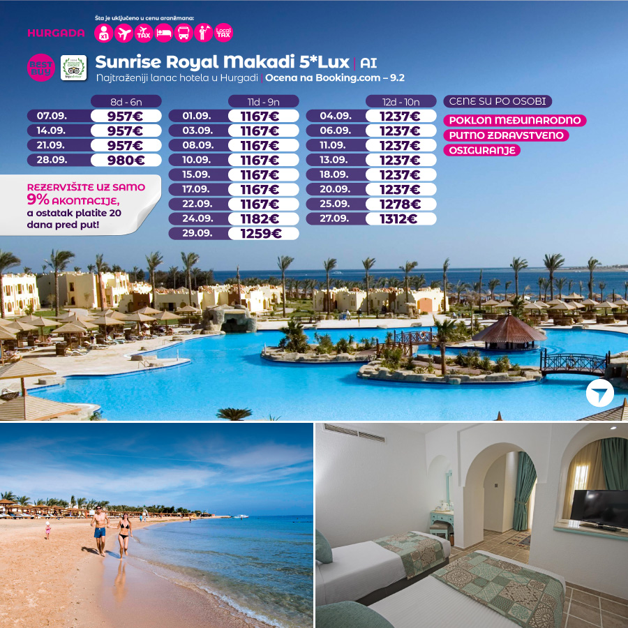 PR, Putovanja, Wayout, Leto 2024, Letovanje, Egipat, Hoteli Egipat,