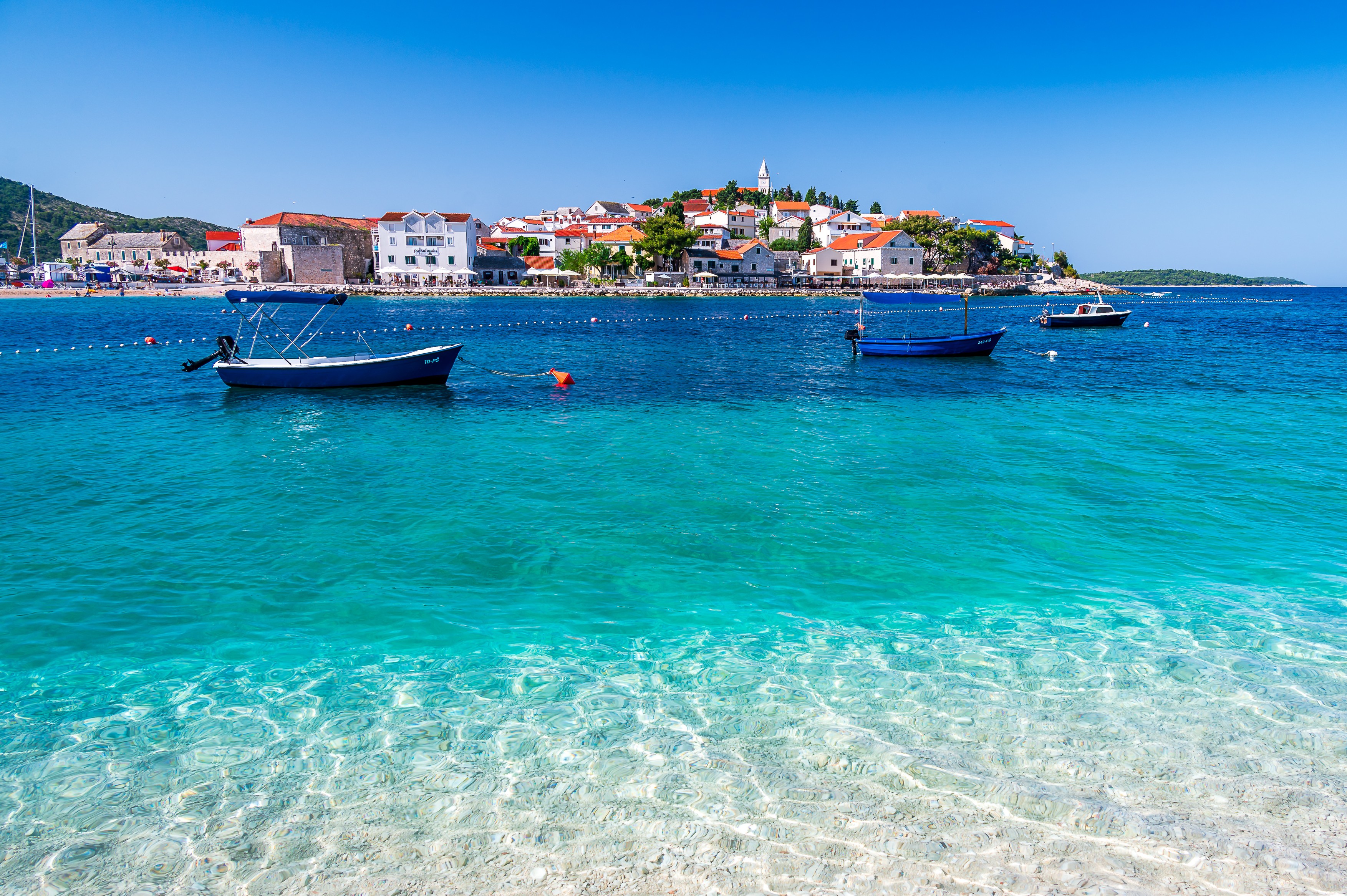 View of the old town of Primosten an ancient fishing village on the Croatian Coast near Sibenik,Image: 857455469, License: Royalty-free, Restrictions: , Model Release: no, Credit line: Fabio Lotti / Panthermedia / Profimedia