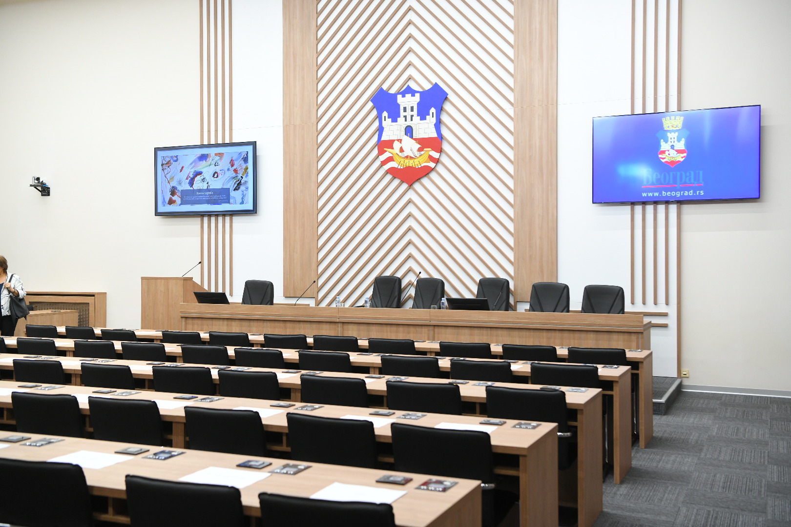 Beograd, 01.03.2024. Gradska skupština, Sednica skupštine grada, konferencija za štampu opozicija Foto: Amir Hamzagić/Nova.rs