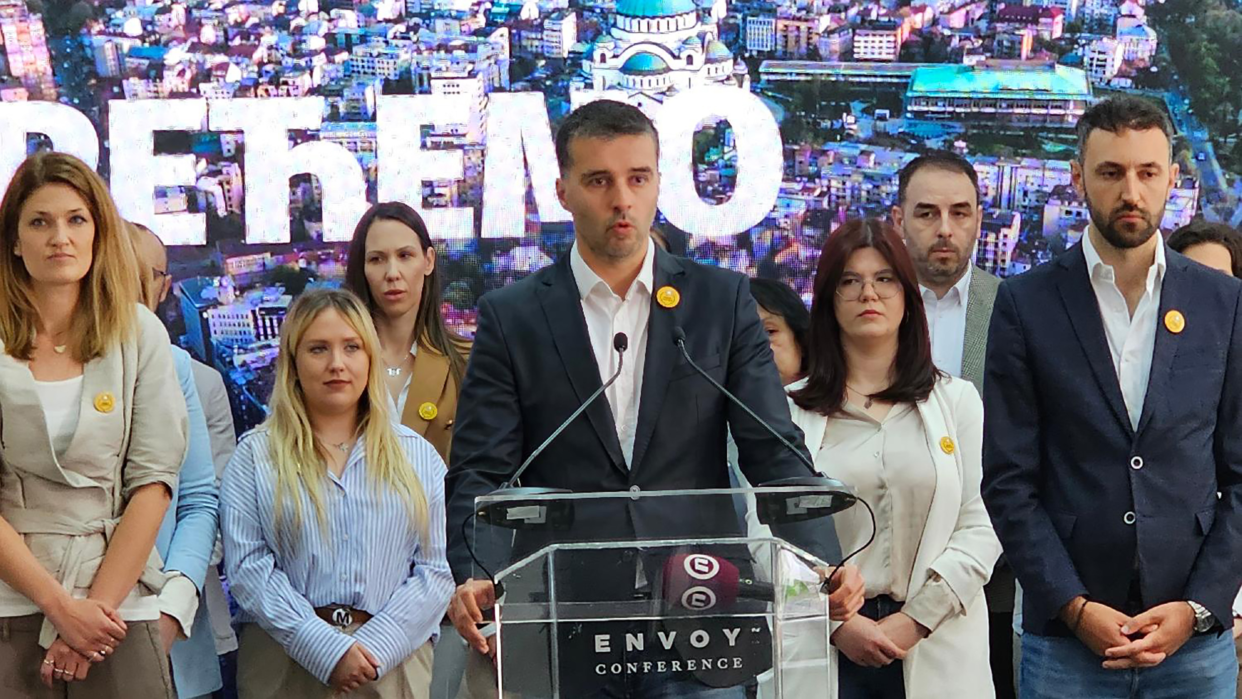 Mesto: Beograd
Datum: Wed Apr 24 09:27:51 CEST 2024
Dogadjaj: POLITIKA - Direktor kampanja Kreni-promeni Savo Manojlović saopštio je da će pokret učestvovati na predstojećim izborima.
Fotoreporter: Marko Dragoslavić
Ličnosti: Savo Manojlović
Izvor: FoNet