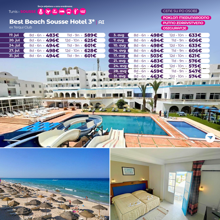 PR Wayout Tunis 16.07 Nova.rs sa isticanjem na naslovnoj od 12.30h