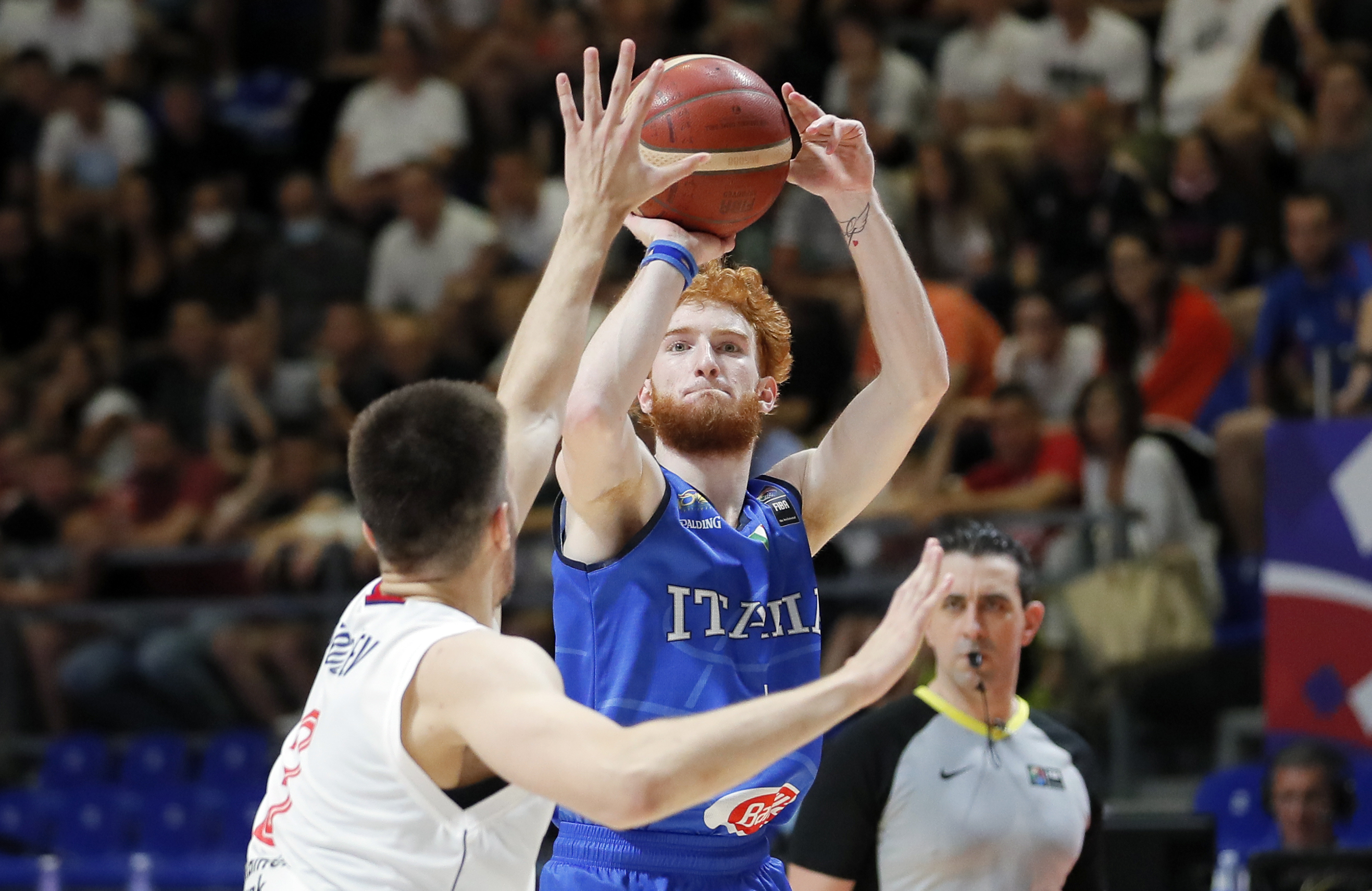 Nicolo Mannion Reprezentacija kosarka Srbija - Italija FIBA Olimpijski Kvalifikacioni Turnir Beograd, Srbija in Belgrade Serbia, 4.7.2021.  foto: Pedja Milosavljevic / STARSPORT