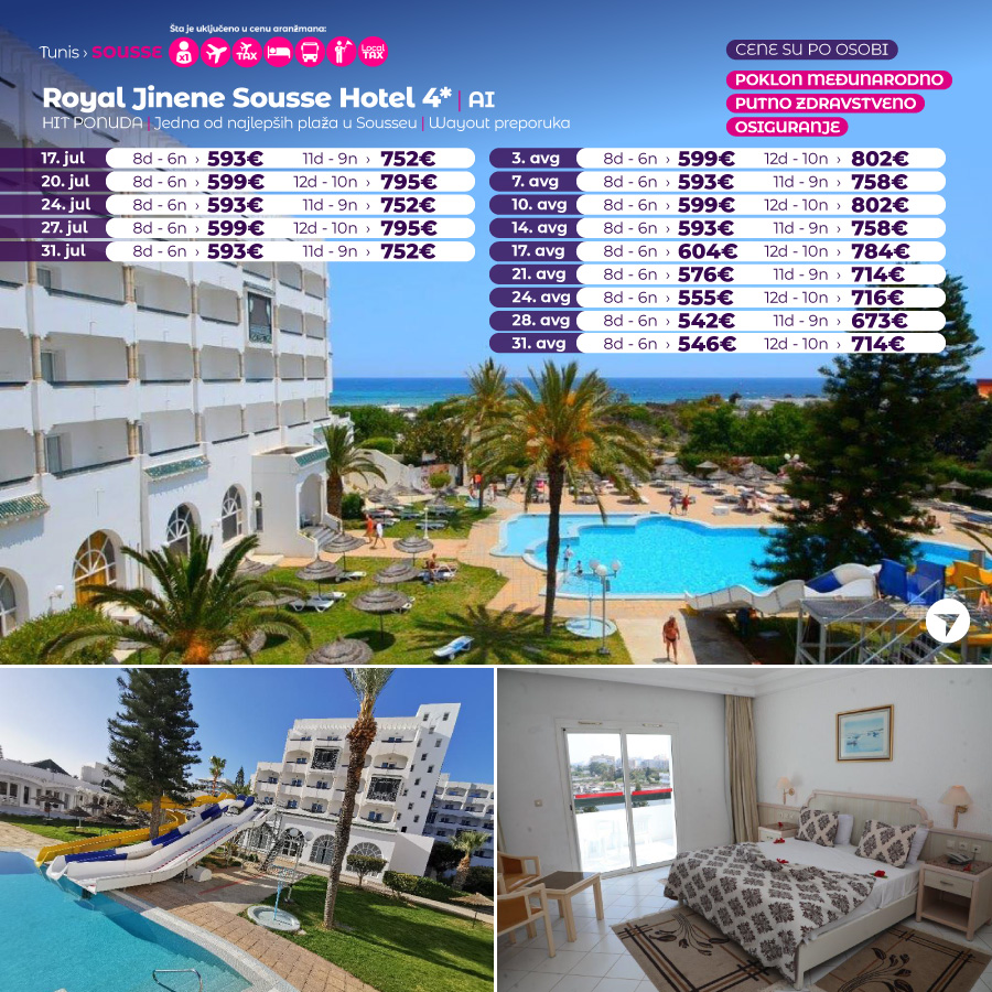 PR Wayout Tunis 16.07 Nova.rs sa isticanjem na naslovnoj od 12.30h